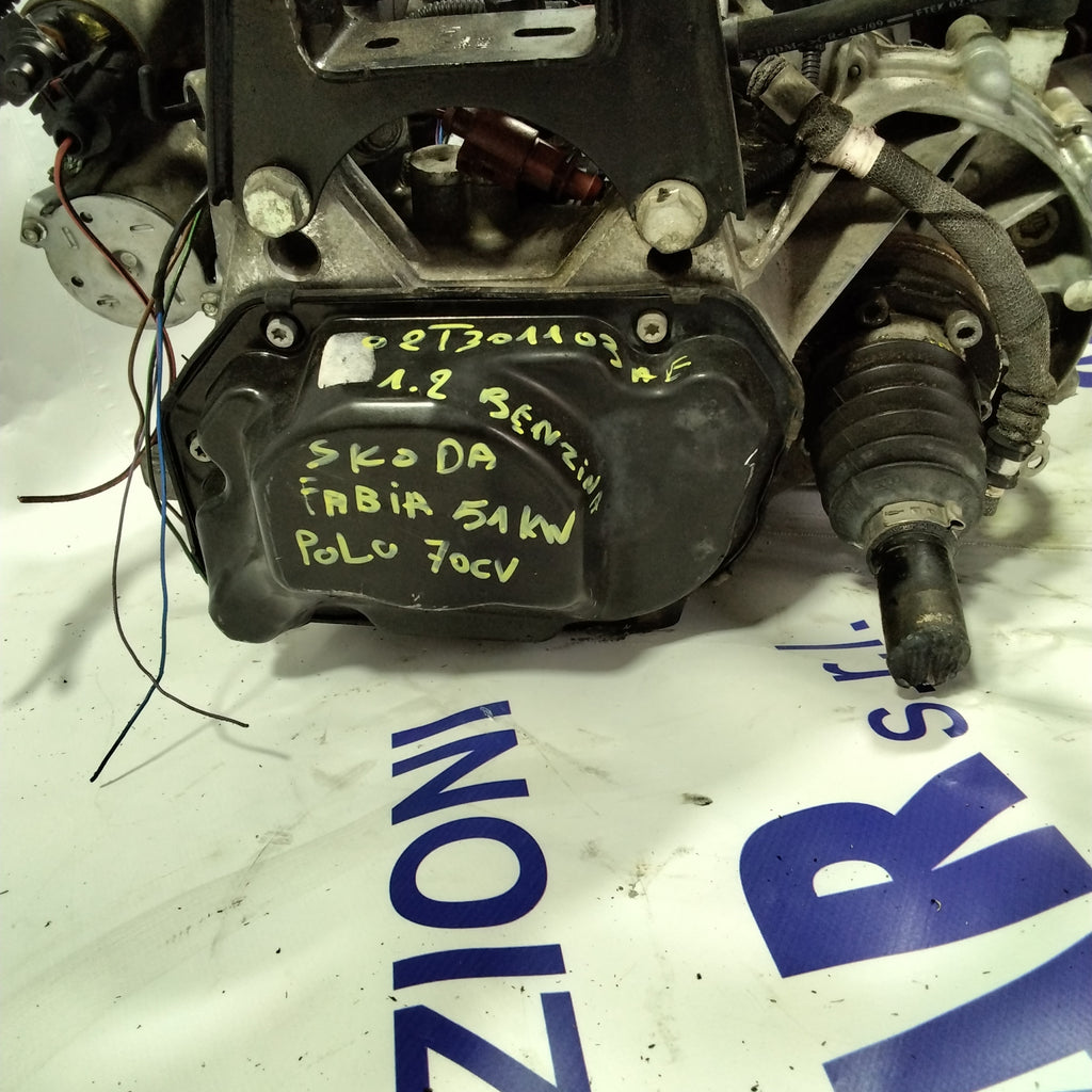 Skoda Fabia/Polo gearbox (2006/2014) 1.2 petrol 70 hp 51 kW code: 02T301103AE (SF:2)