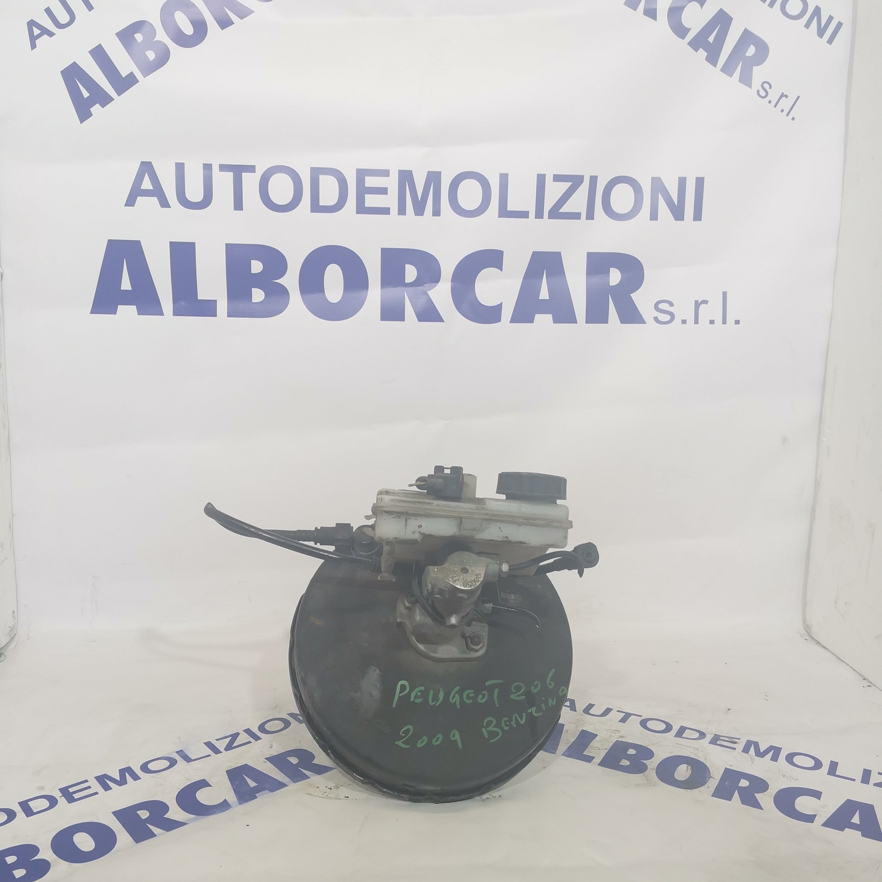 brake booster peugeot 206 year: 1998-2009 displacement: 1.4 HDI code: 9650368080 (sf5p4)