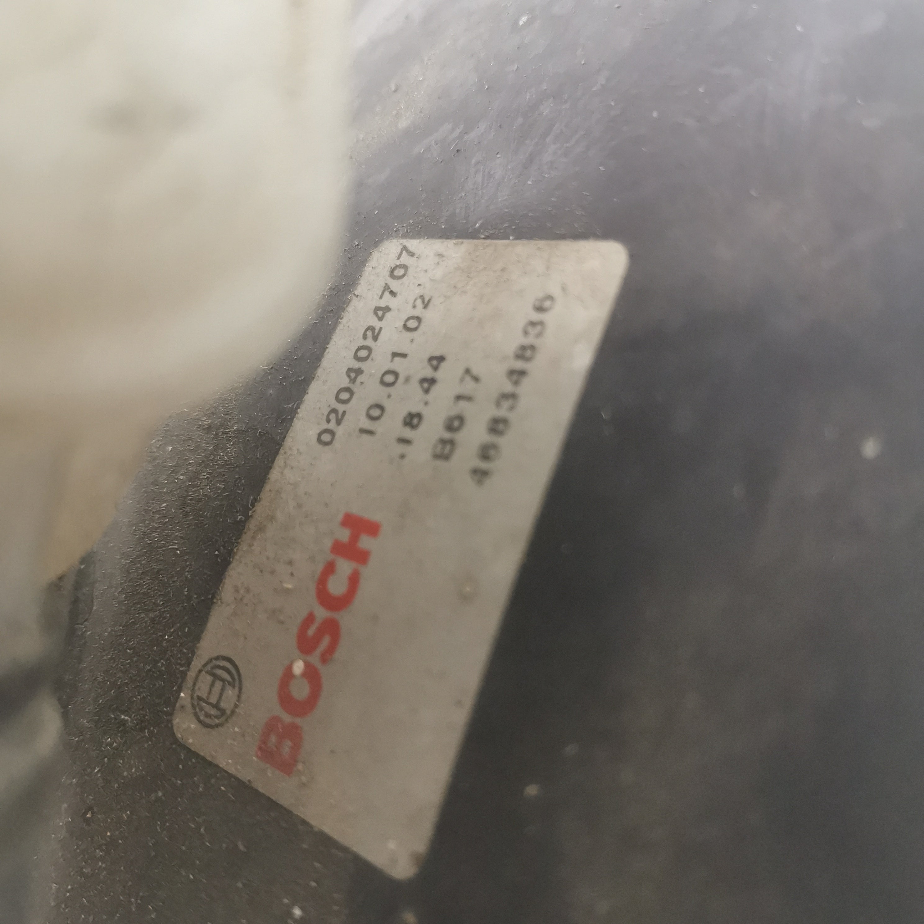 brake booster Fiat Punto 2nd series year: 2003-2010 displacement 1.2 code: 0204024707/204021622 (sf5p4)