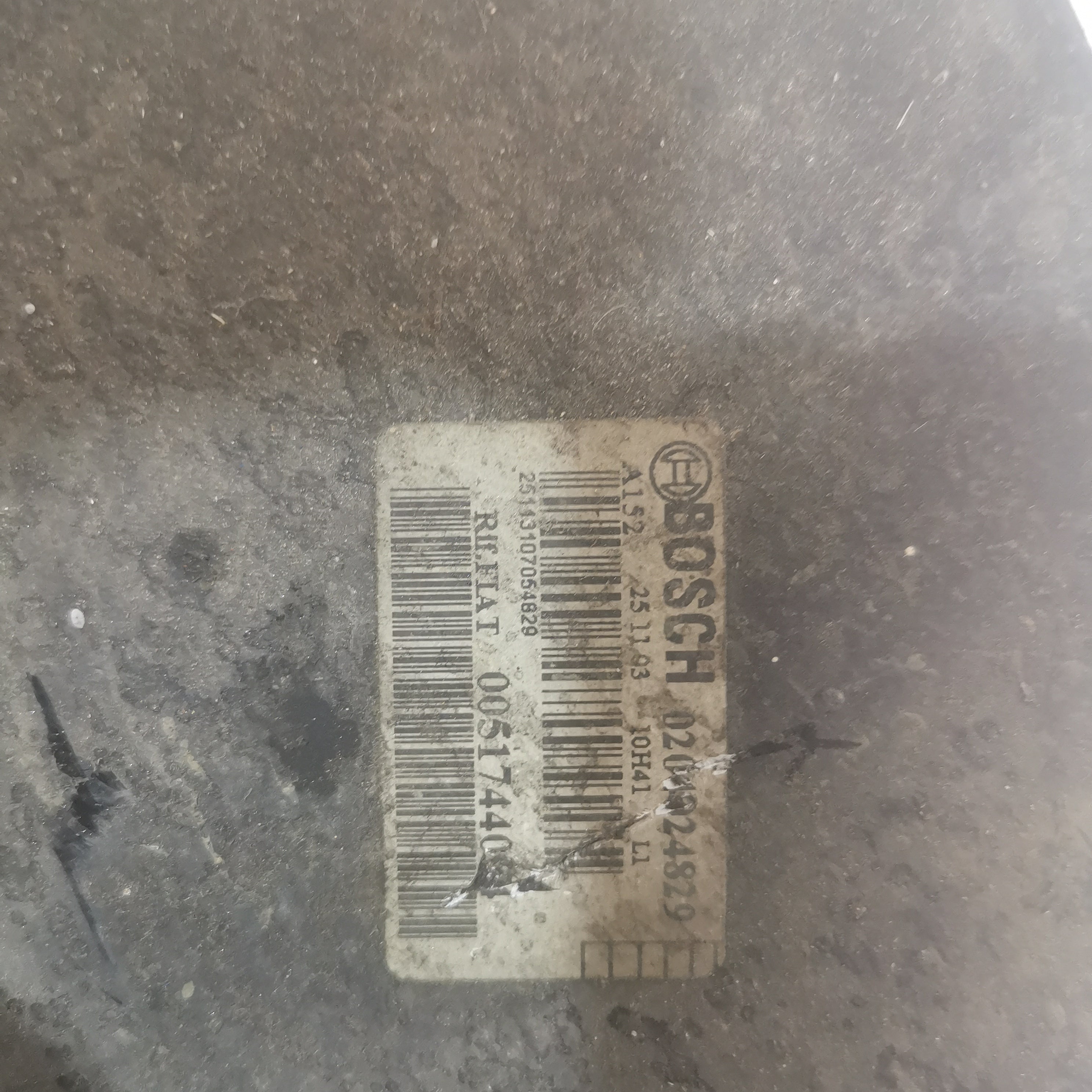 brake booster Fiat Stilo and Bravo 1.9D year: 2007 code: 0204024829