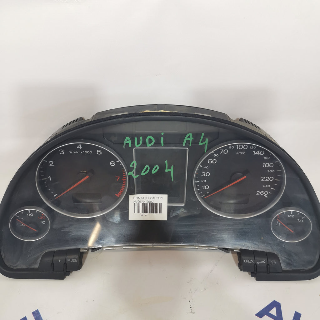 instrument cluster/odometer/gauge Audi A4 year: 2004 code: 0263626150/0263626020 (sf7p2)