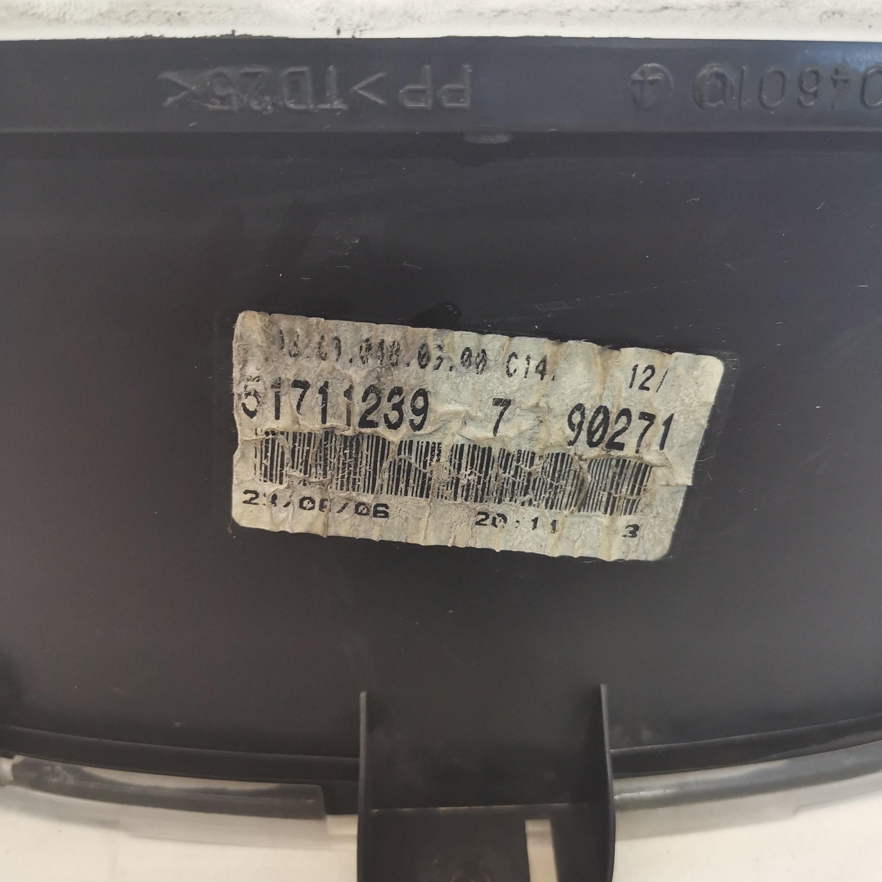 instrument cluster/odometer/gauge Fiat Panda year: 1997-2013 code: 51711239 (sf7p2)