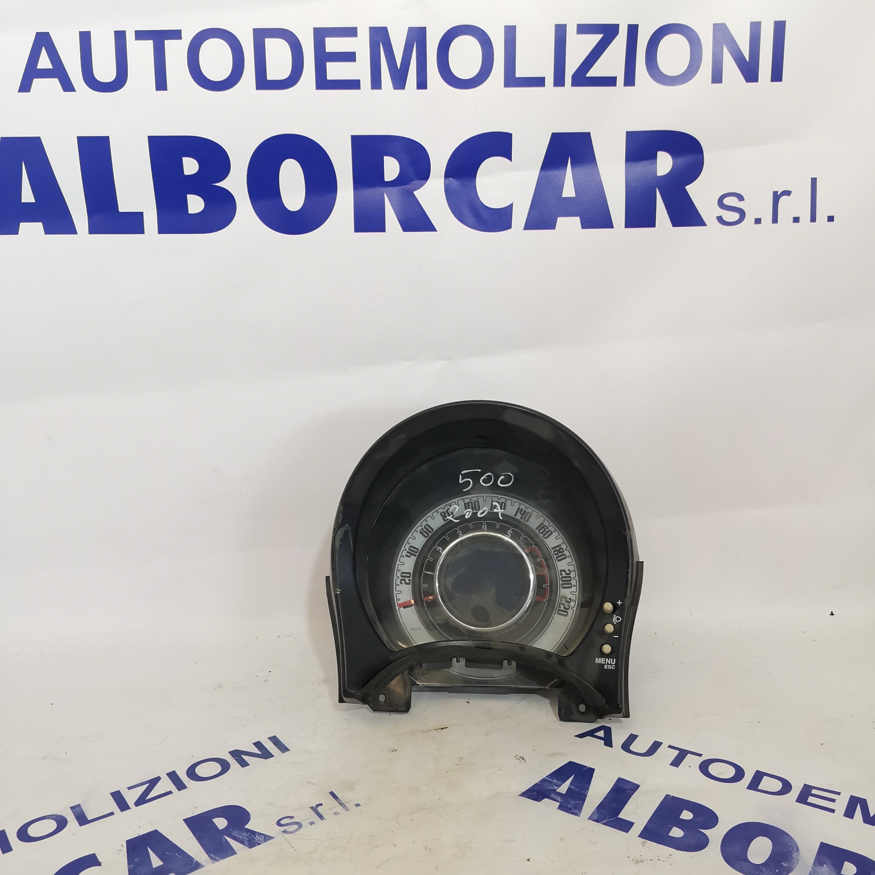 instrument cluster/speedometer/gauge Fiat 500 year: 2005-2015 code: F312101513PTSE12817/F312206500PTSE14849 (sf7p2)