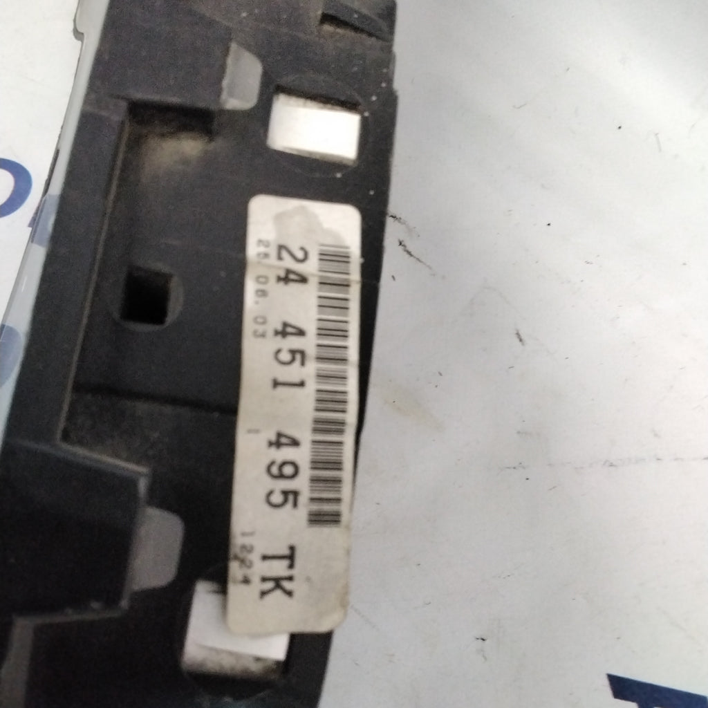 quadro strumenti/contachilometri/ veglia opel astra benzina anno 2004 codice: 24451495TK