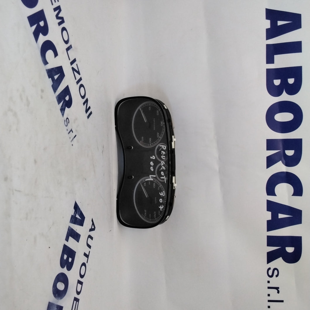 quadro strumenti/contachilometri/ veglia  peugeot 307 2.0 anno 2004 codice:216518625(sf7p2)