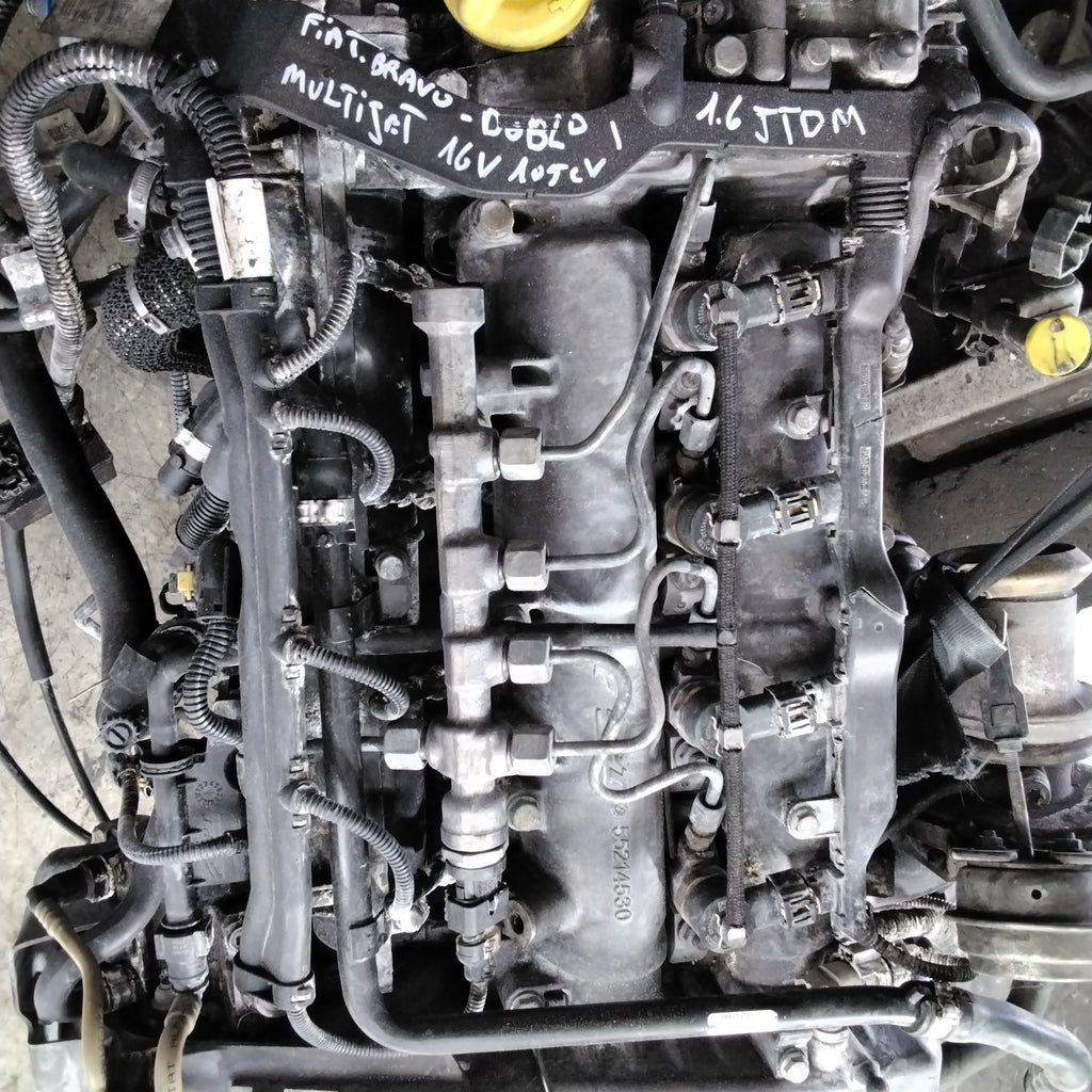 Fiat Bravo / Doblo 1.6 JTDM multijet engine year 2007 140,000 km code: 198A3000 (sf1p3)