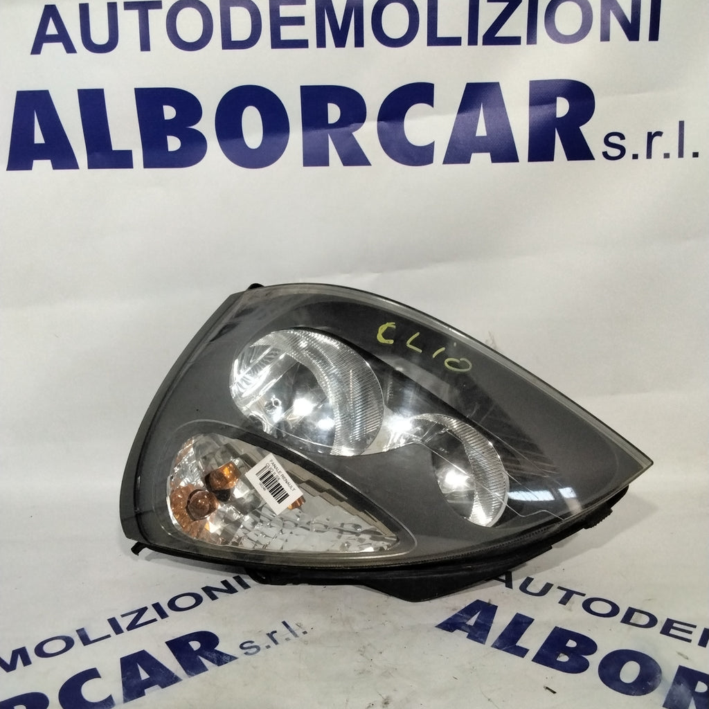 Left headlight Renault Clio year 2003 code: 15601700