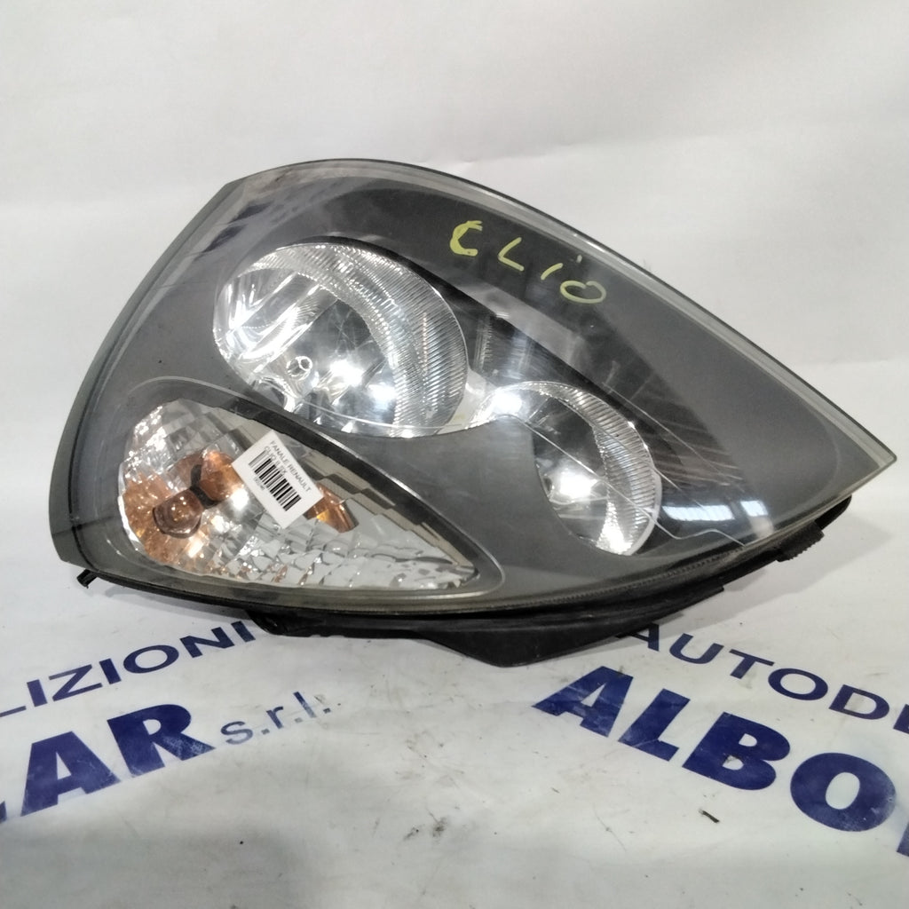 Left headlight Renault Clio year 2003 code: 15601700