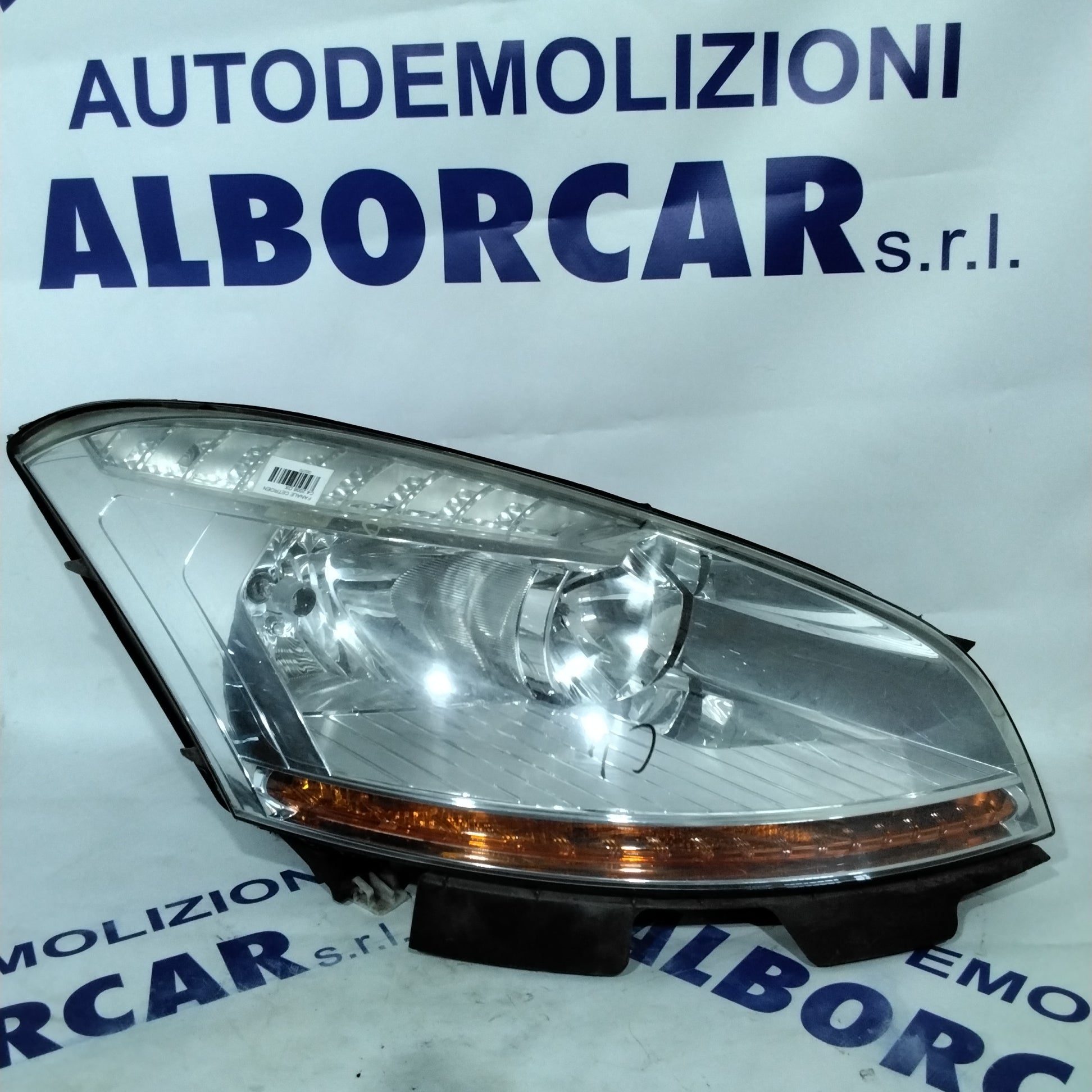 Headlight Citroen C4 Grand Picasso right side year 2008 code: 16298200 (sf8p4)