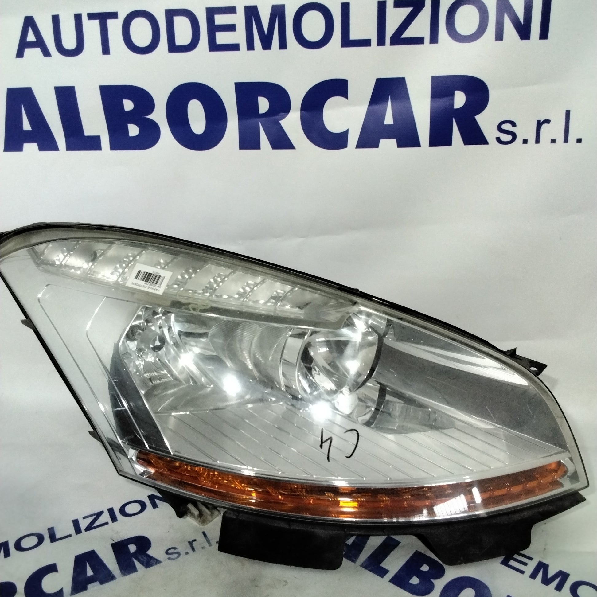 Headlight Citroen C4 Grand Picasso right side year 2008 code: 16298200 (sf8p4)