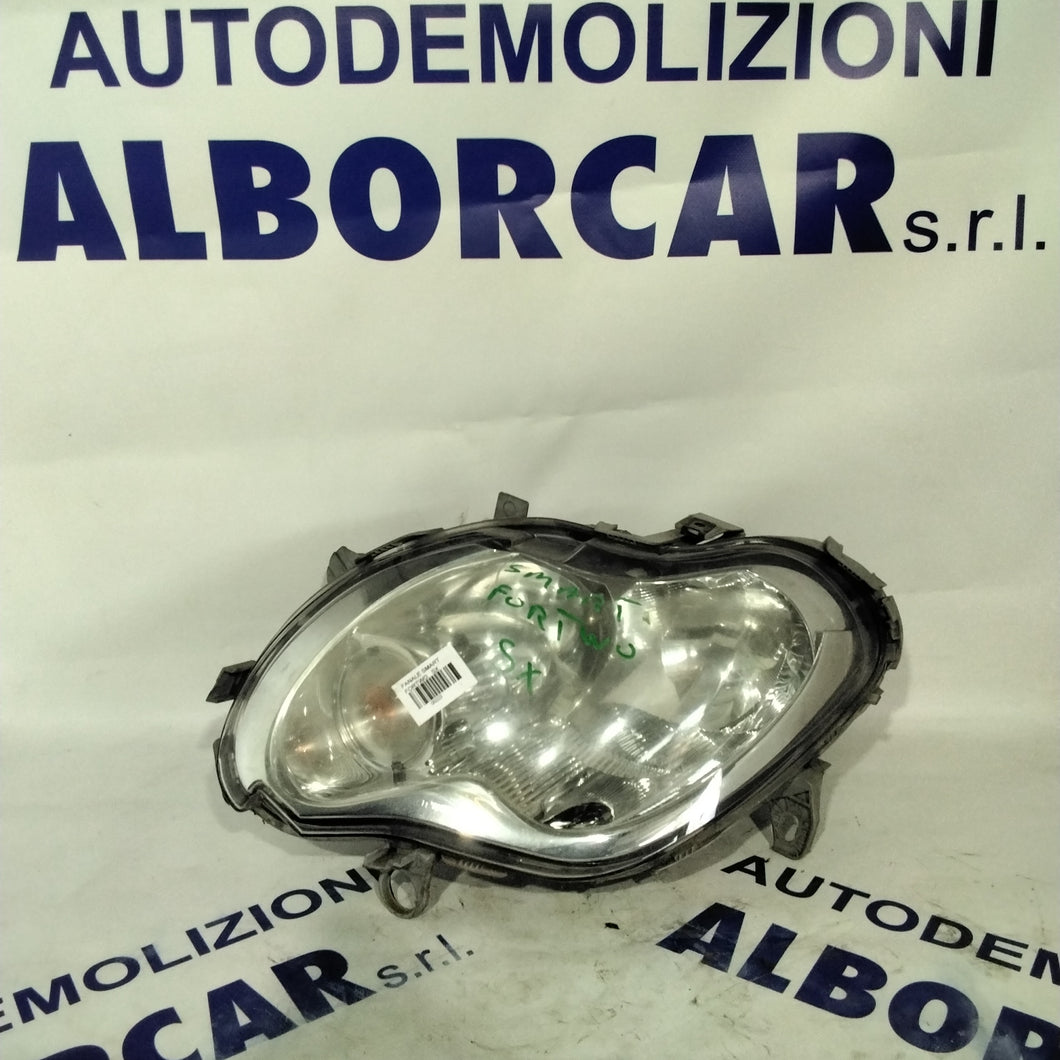 Faro fanale smart fortwo sinistro anno 2002 (sf8p4)
