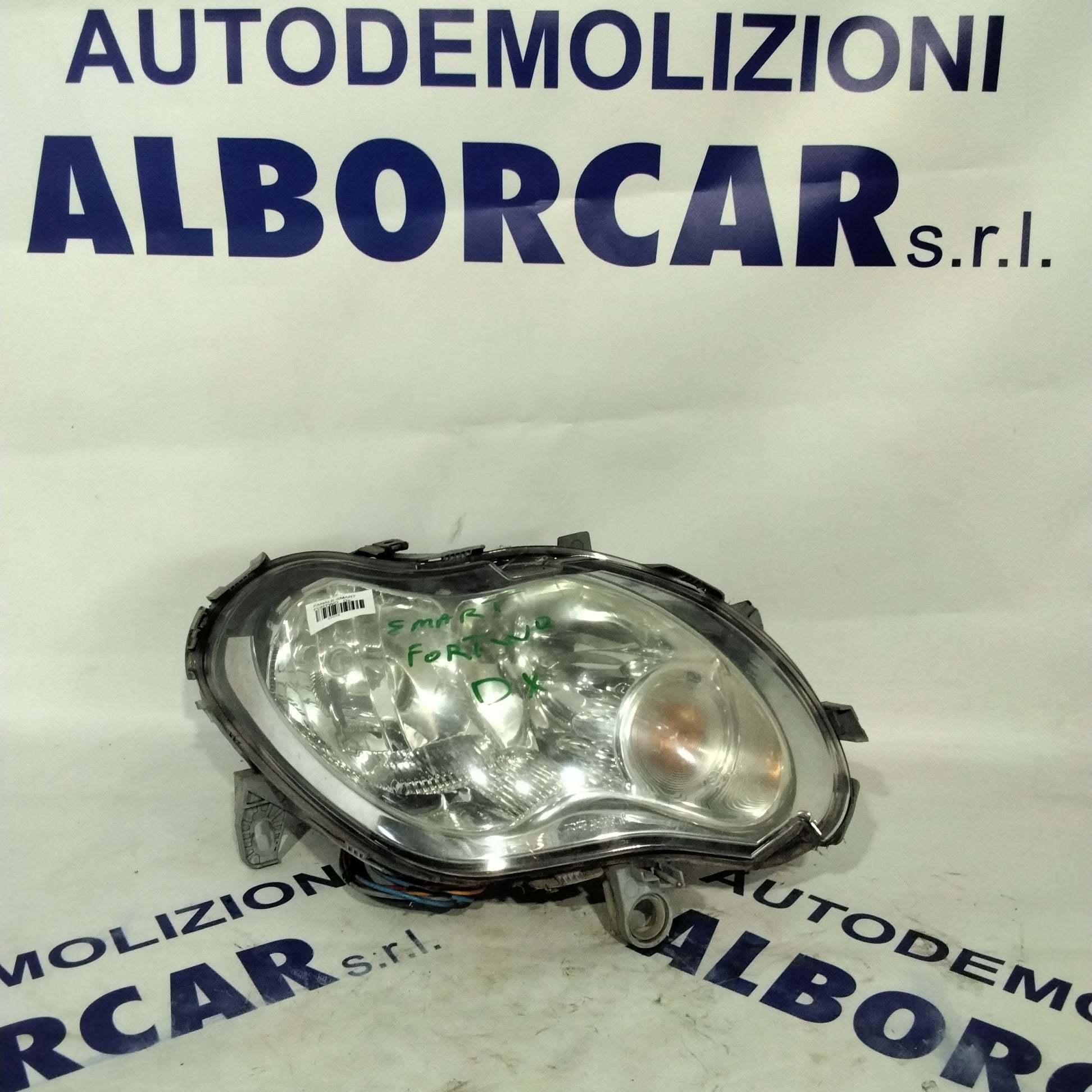 Faro fanale smart fortwo destro anno 2002 (sf8p4)