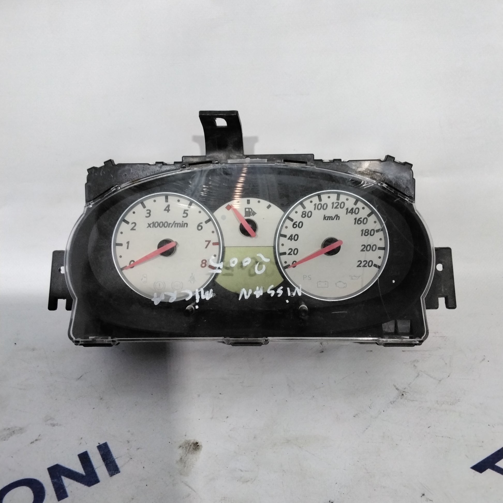 Quadro strumenti/contachilometri nissan micra k12 anno 2005 codice BC44D