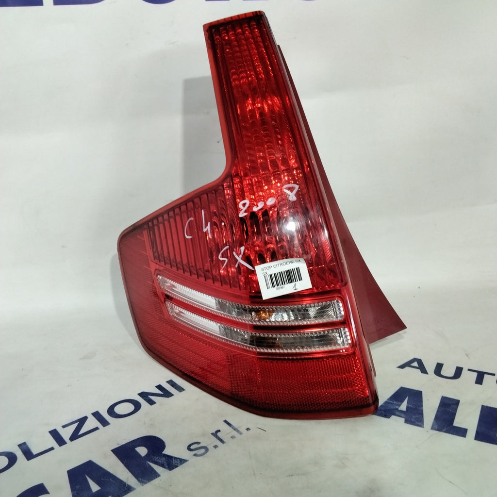 Left brake light Citroen C4 sedan year 2008 code: 9655864080 (sf9p2)
