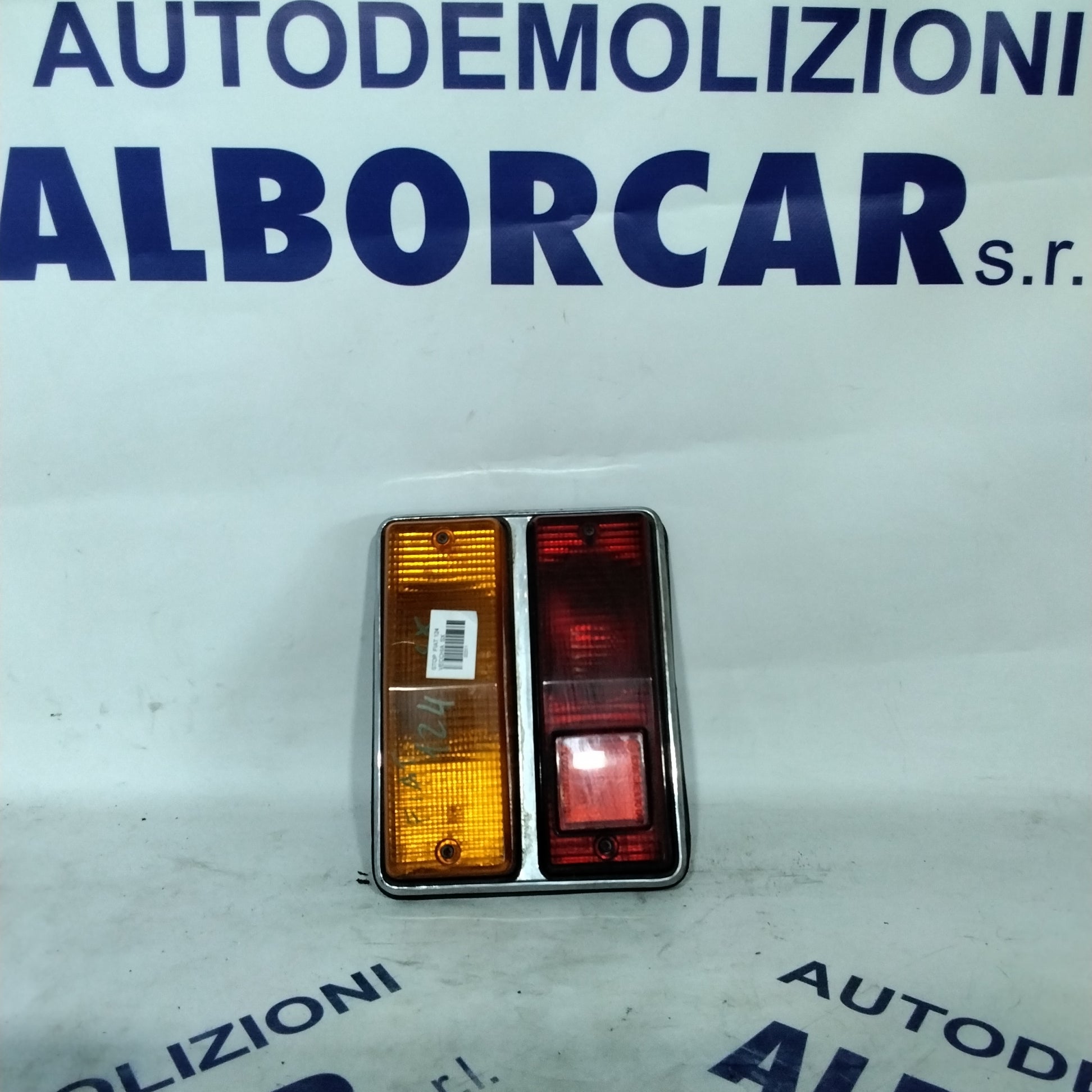 left stop light Fiat 124 year 1974