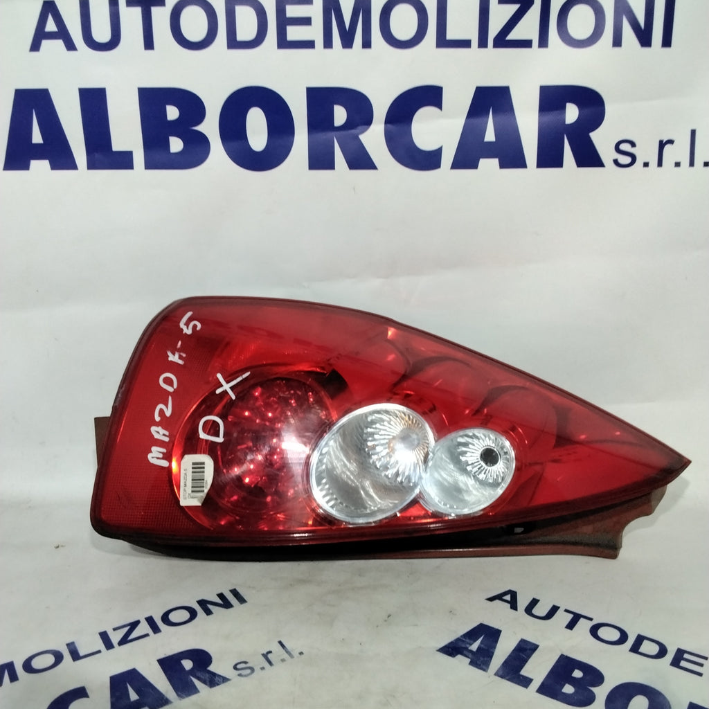 right tail light mazda5 sedan year 2006 code C23551160