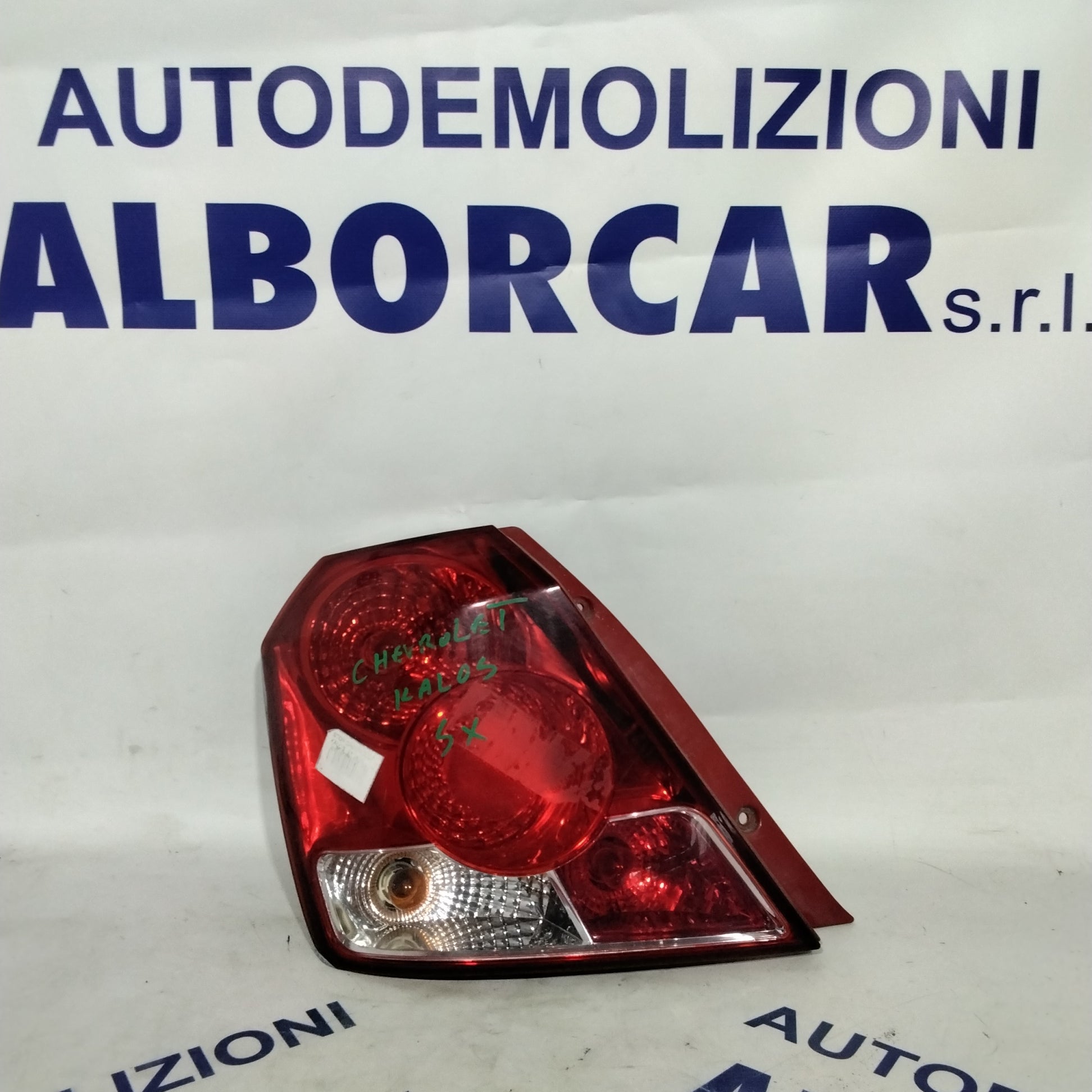 left tail light Chevrolet Kalos year 2006 code 300266L