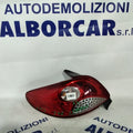 Peugeot 206 left tail light year 2009 code: 118058B (sf9p4)