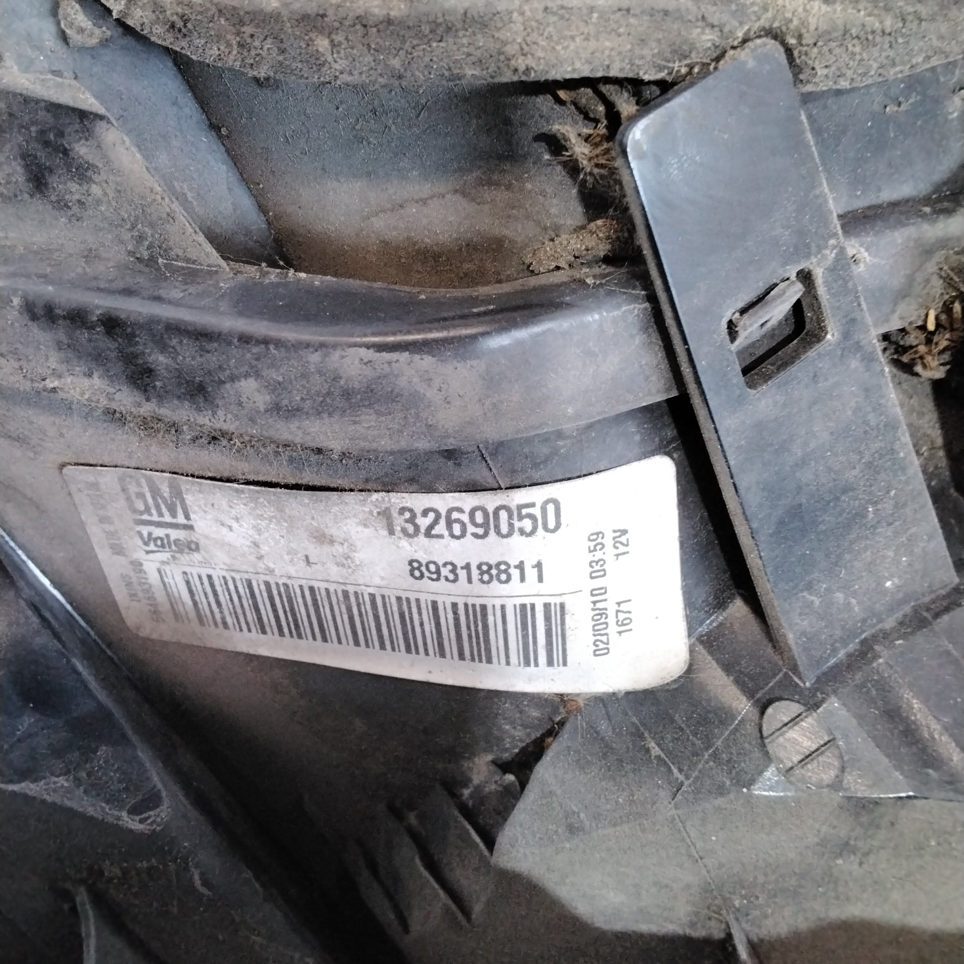 Left rear stop light Opel Corsa 1.2 petrol 5-door code: 13269050 (sf10p1)