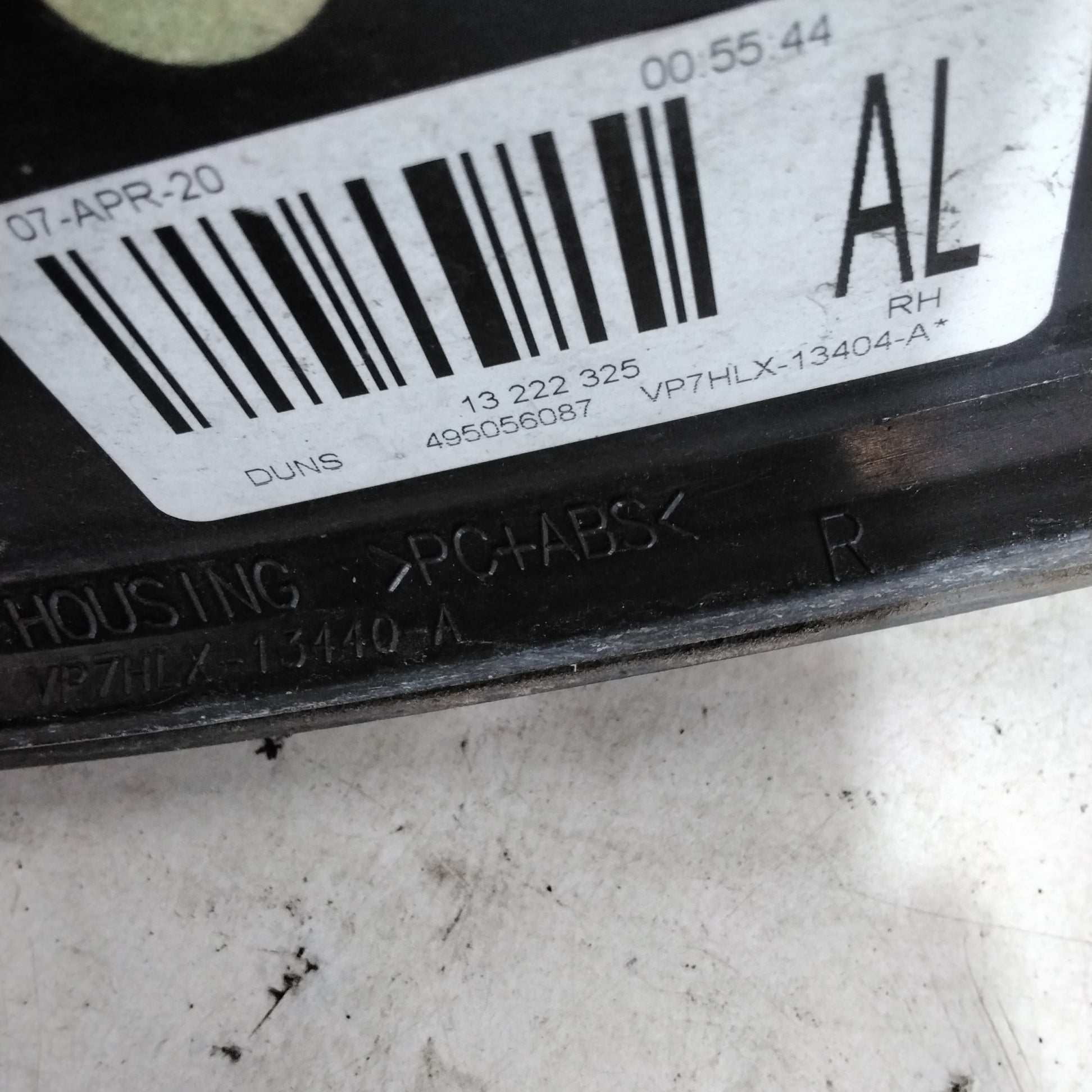 Right stop light Opel Astra 3rd series 2004-2010 part number 495056087
