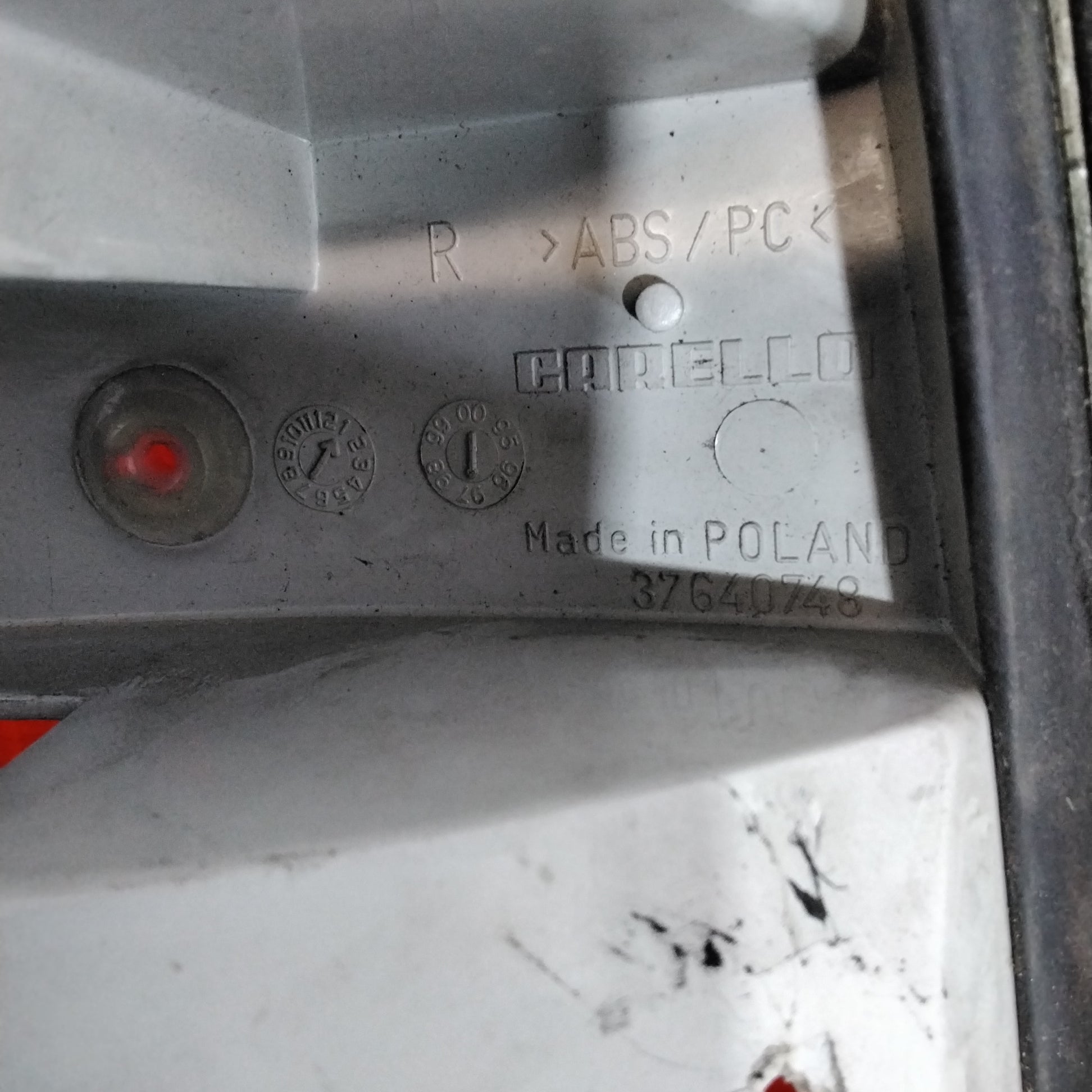 Right stop light Opel Vectra 1998 code 37640748