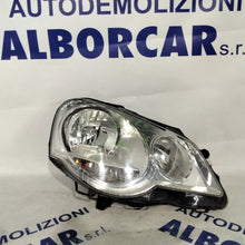 Carica l&#39;immagine nel visualizzatore di Gallery, Faro fanale anteriore volkswagen polo  destro anno 2007 codice:89312000(sf8p5)
