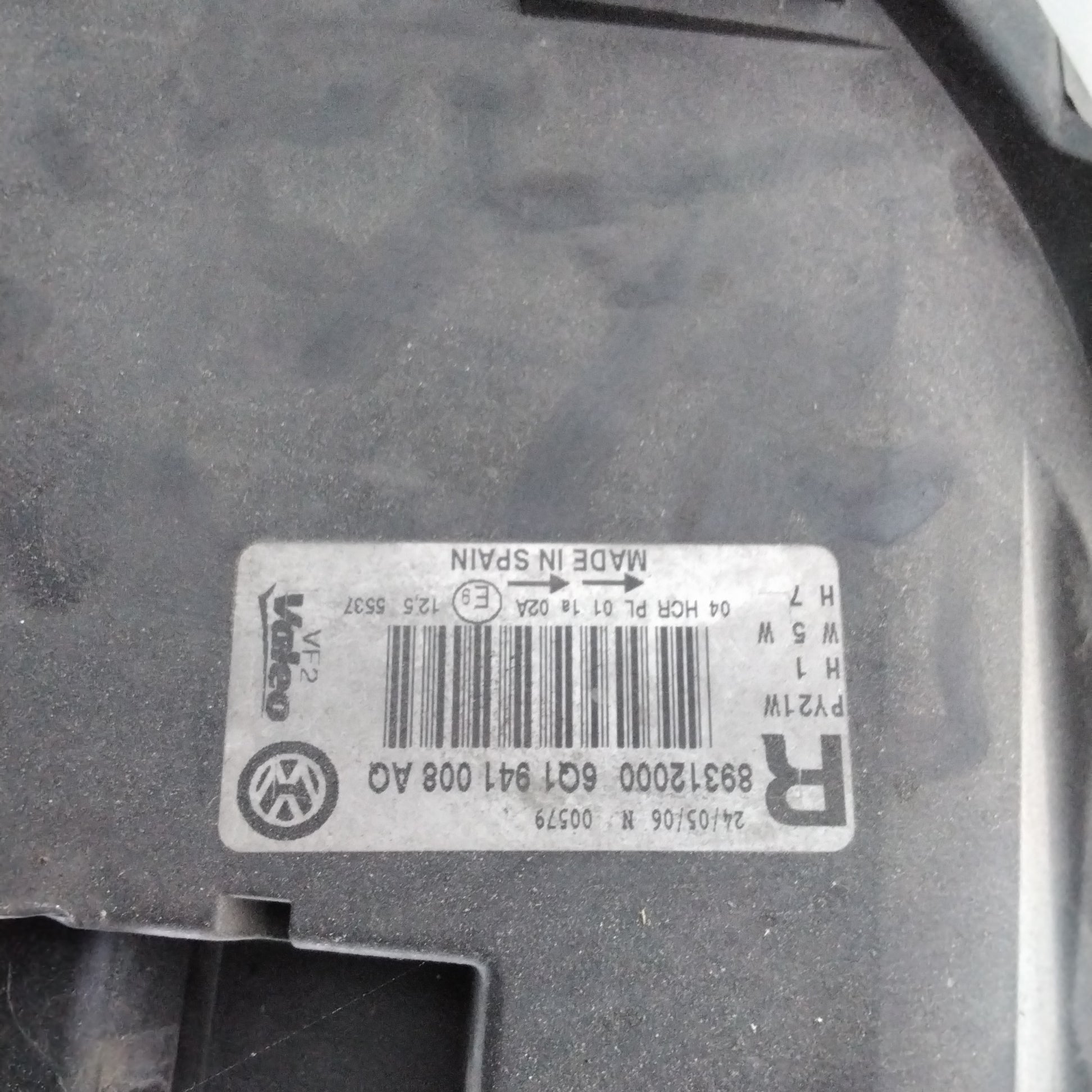 Faro fanale anteriore volkswagen polo  destro anno 2007 codice:89312000(sf8p5)