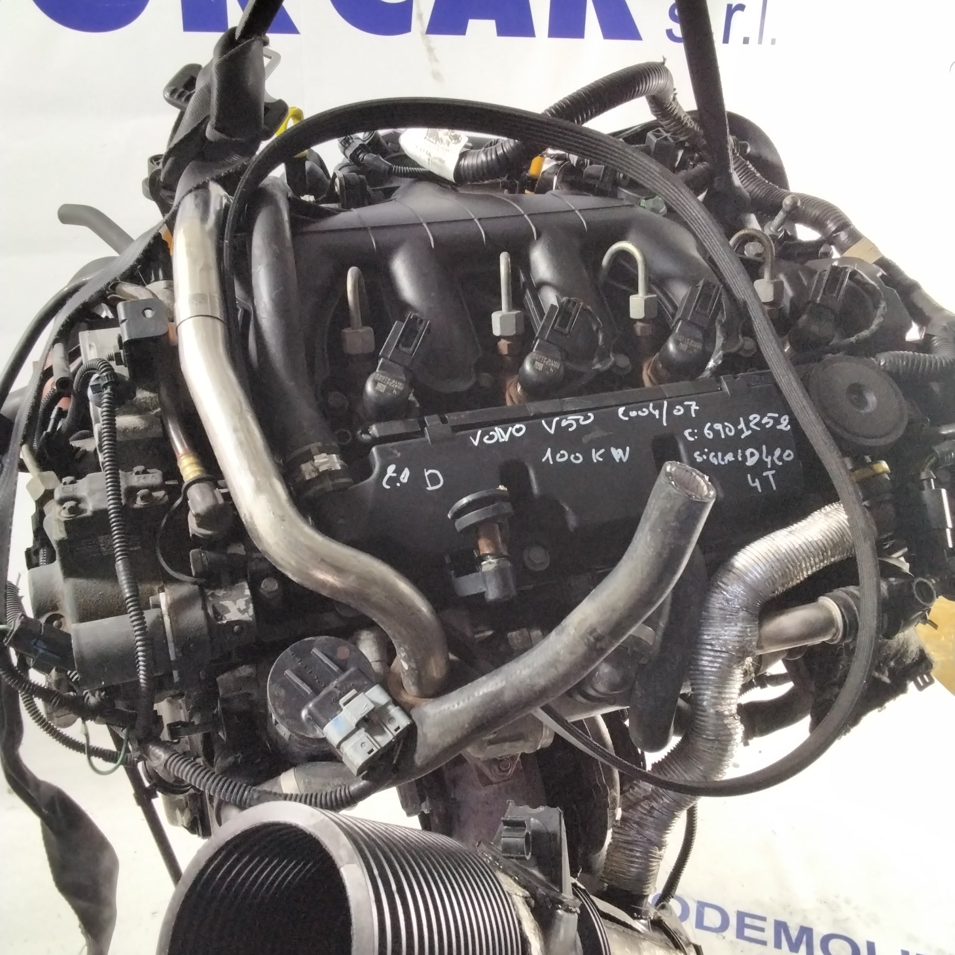 Volvo V50 2.0 diesel engine year 2004/07 100 kW code: D4204T part number: 6901252(sf1p1)