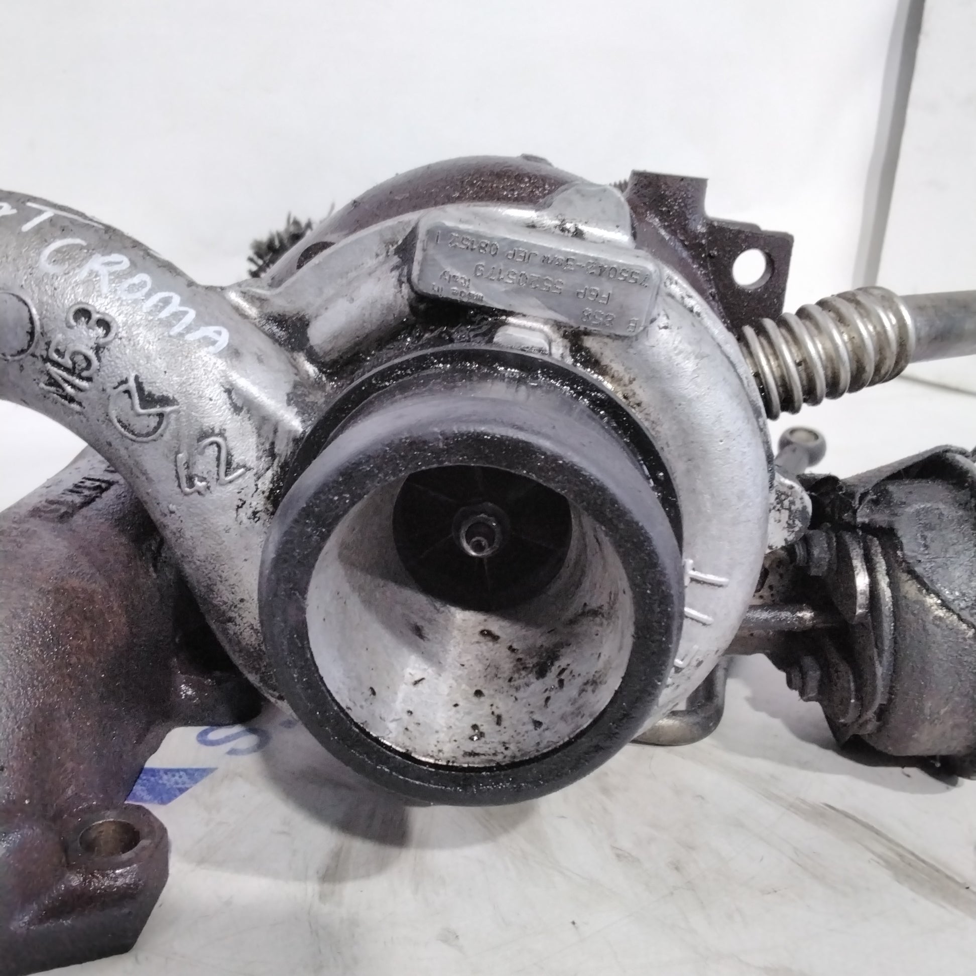 Fiat Croma 1.9 JTD turbocharger year 2004 part number 55205179