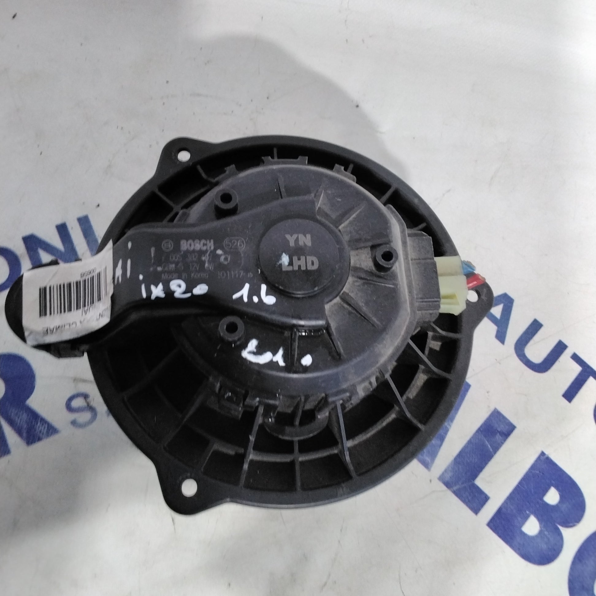 Heater Blower Hyundai ix20 1.6 year 2010 code: F00S3B2407 (sf13p3)