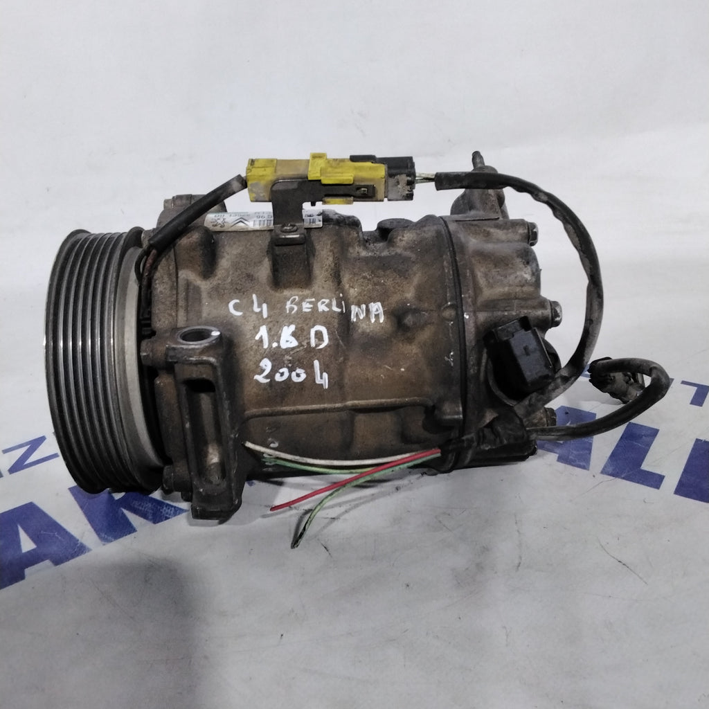  compressore aria condizionata citreon c4 berlina 1.6 diesel anno 2004 codice:9659875880 (sf14p7)