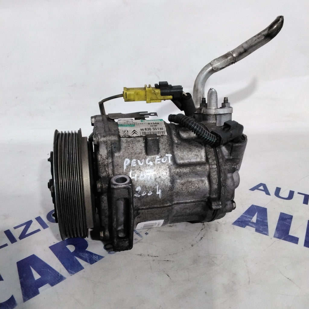  compressore aria condizionata peugeot 407 diesel anno 2004 codice:9683055180(sf14p6)