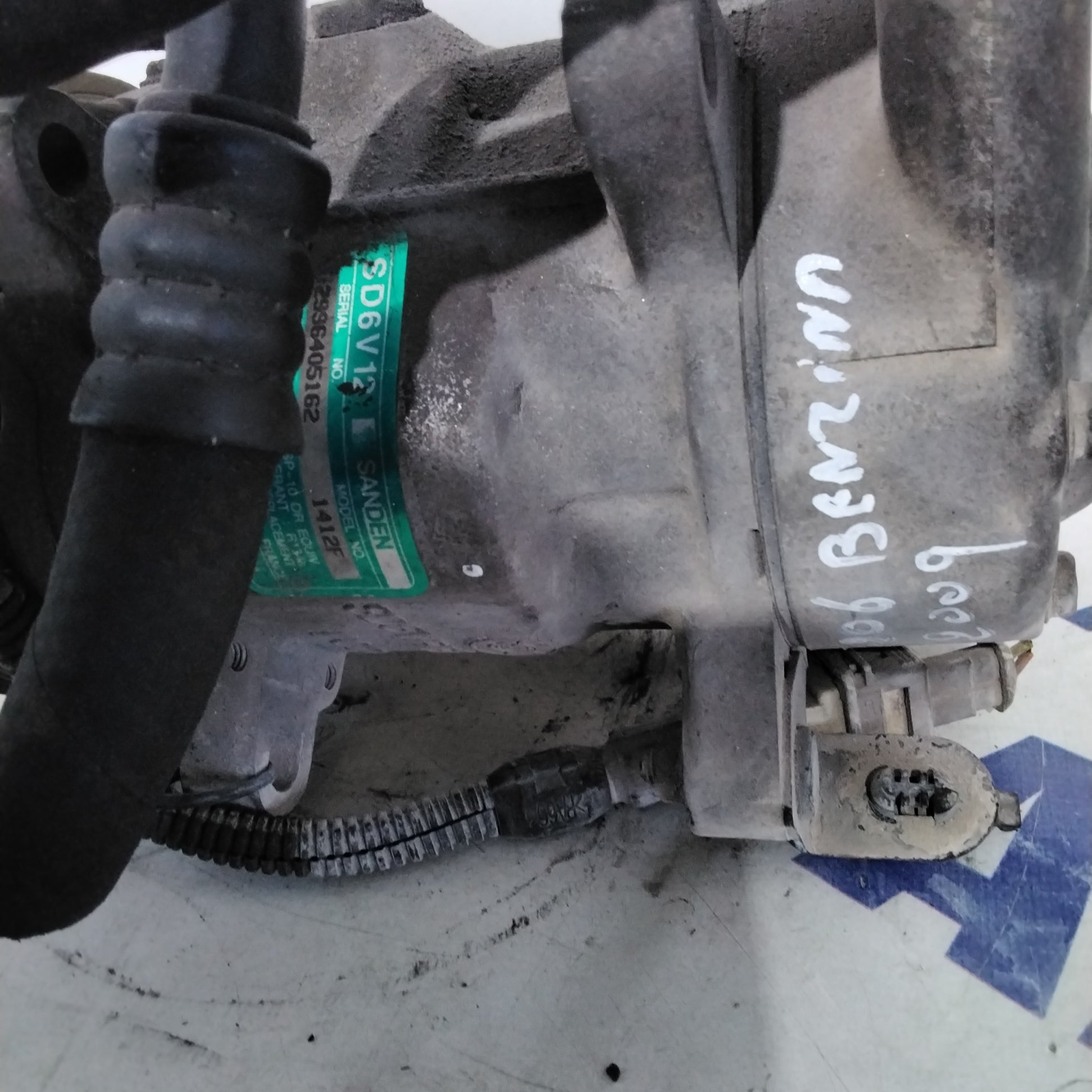 air conditioning compressor peugeot 206 petrol year 2009 code:SD6VRBF ,1412F(sf14p6)