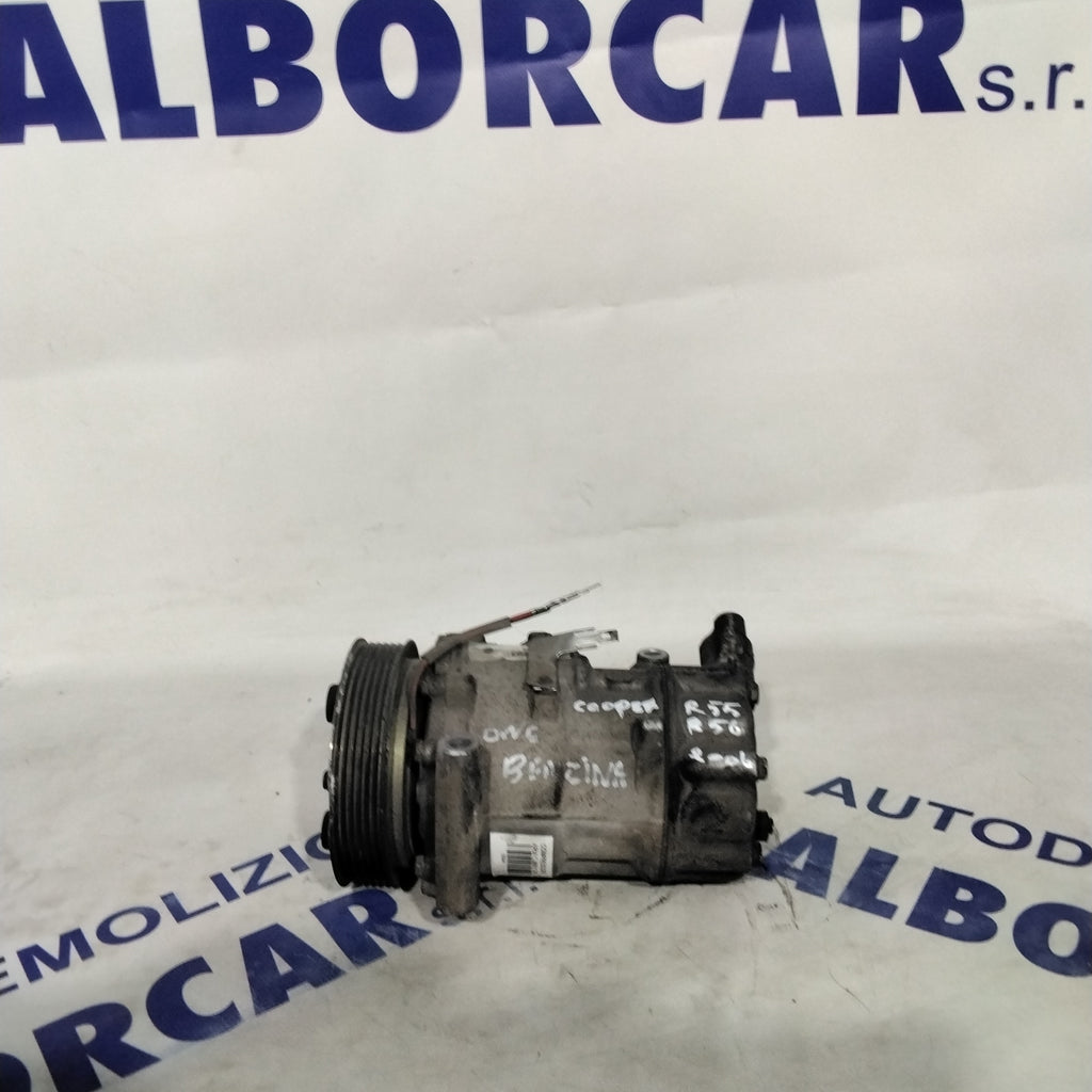air conditioning compressor Mini Cooper 1.6 petrol R55 R56 year 2006 code: 694250103 (sf14p5)