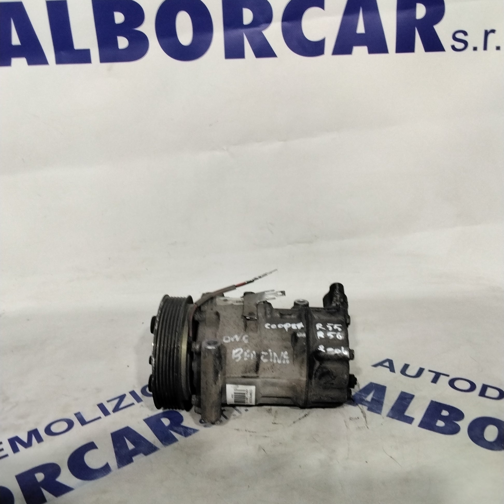 air conditioning compressor Mini Cooper 1.6 petrol R55 R56 year 2006 code: 694250103 (sf14p5)