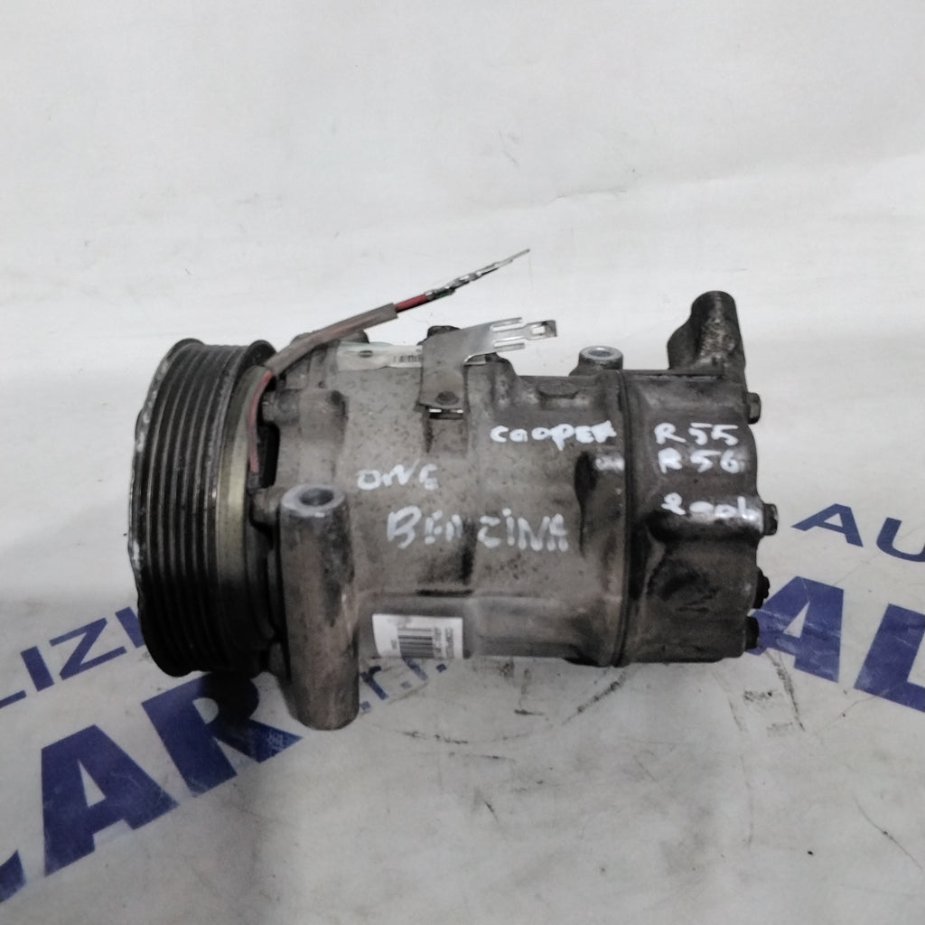 air conditioning compressor Mini Cooper 1.6 petrol R55 R56 year 2006 code: 694250103 (sf14p5)