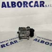 Carica l&#39;immagine nel visualizzatore di Gallery,  compressore aria condizionata fiat panda/500/punto lancia ypsilon /musse 1.2 benzina anno 2006 codice:000517473180 (sf14p3)
