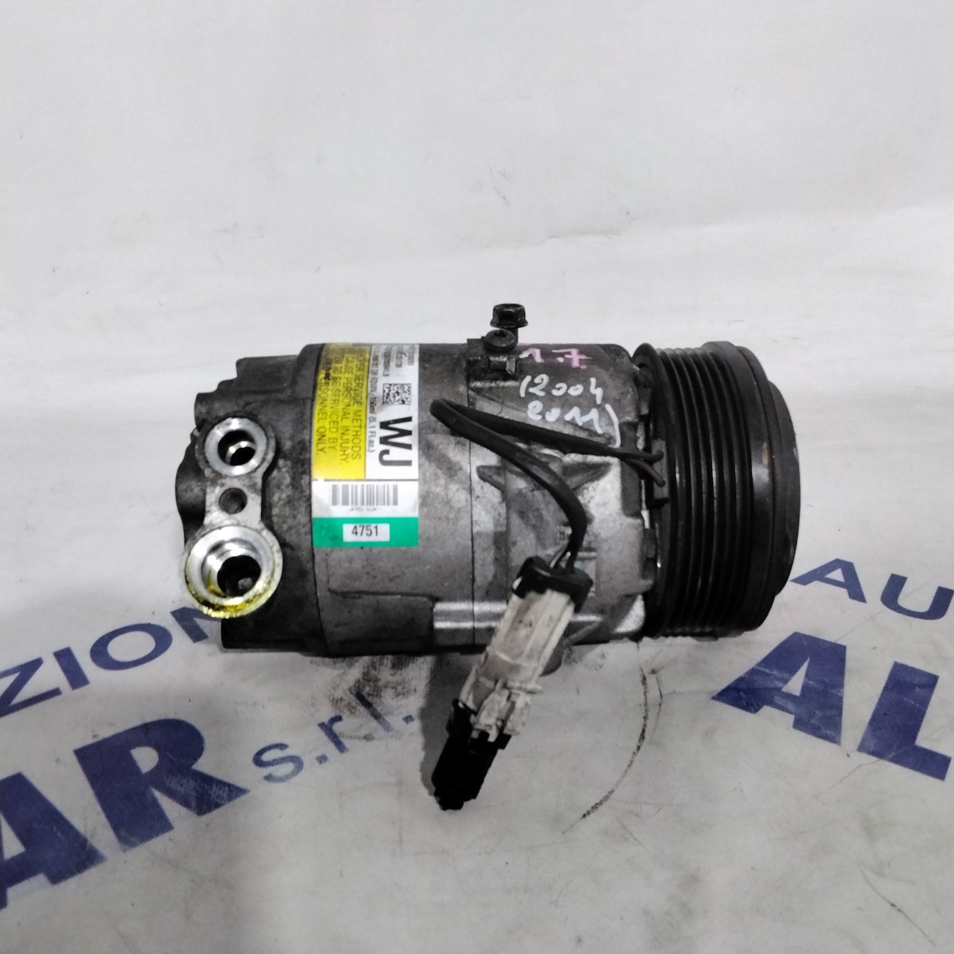 Opel Astra 1.7 diesel air conditioning compressor year 2004/2011 code: 13124751 (sf14p2)