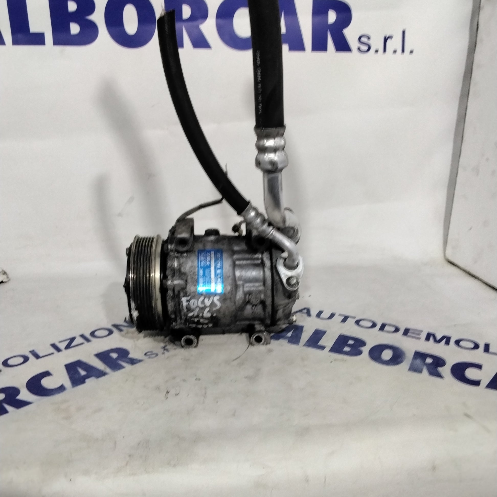 air conditioning compressor Ford Focus 1.6 Td year 2006 code:3M5H19D629SA (sf14p4)