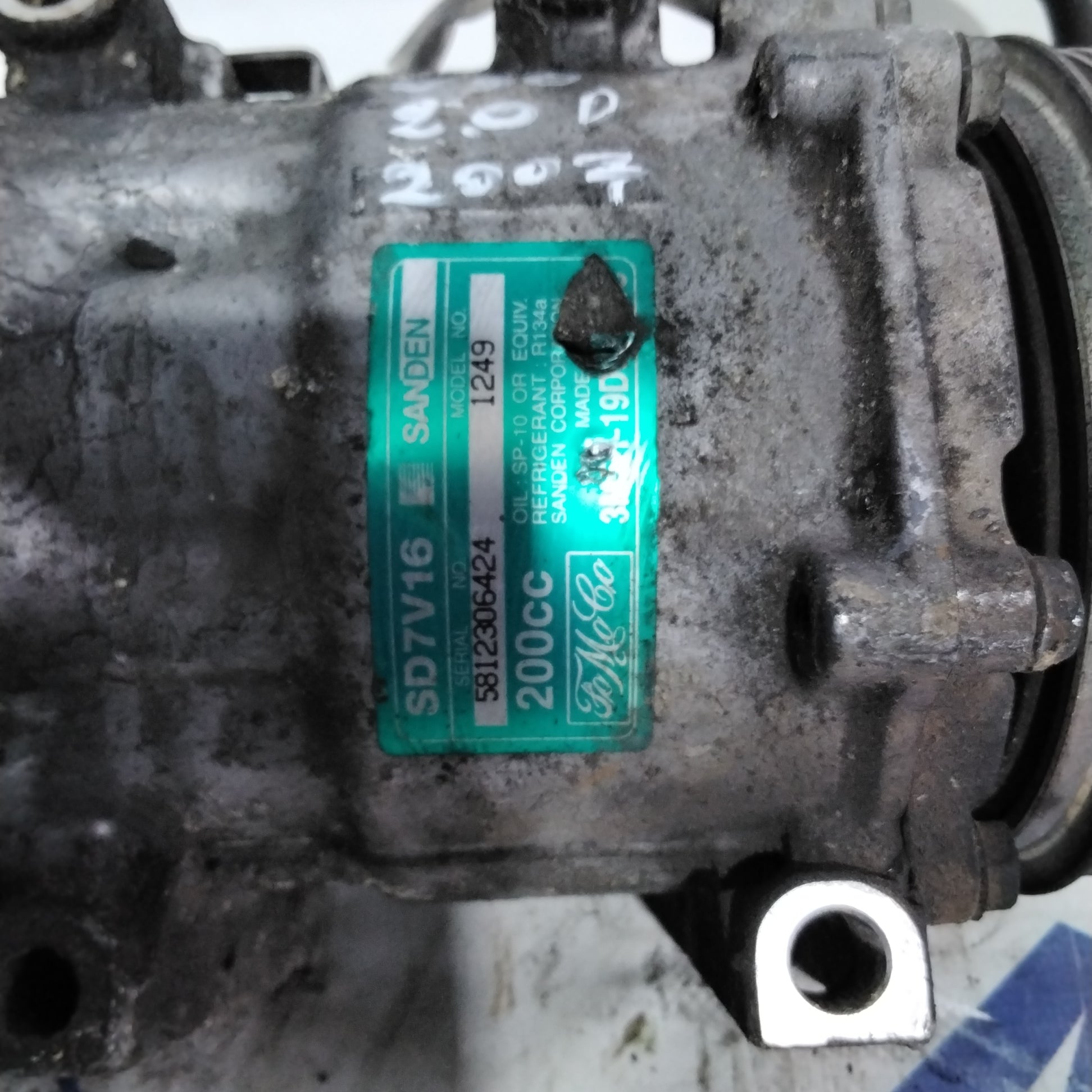  compressore aria condizionata volvo v50 2.0 D anno 2007 codice:SD7V161249 (sf14p5)