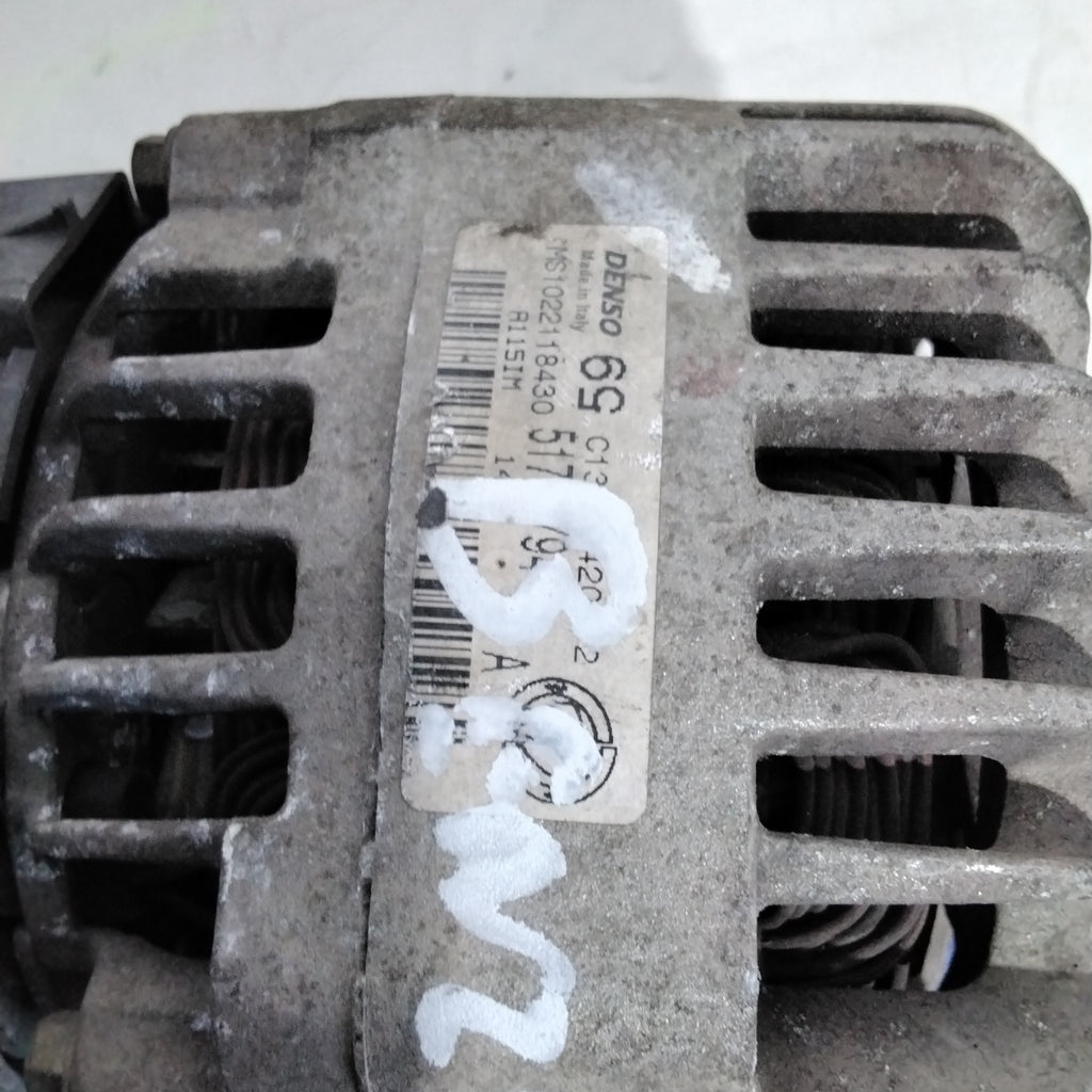 alternator fiat panda 1.4 petrol year 2004/2008 code: 51714794 (sf15p9)