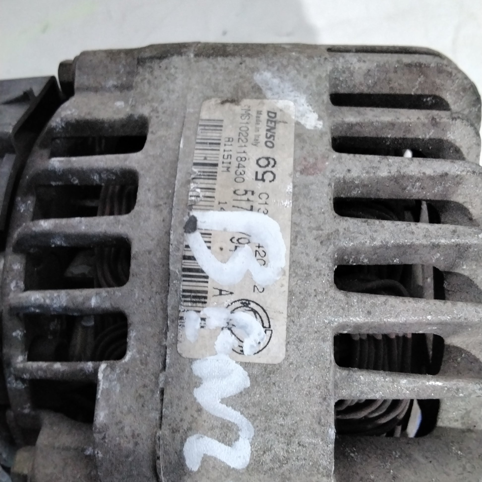 alternator fiat panda 1.4 petrol year 2004/2008 code: 51714794 (sf15p9)