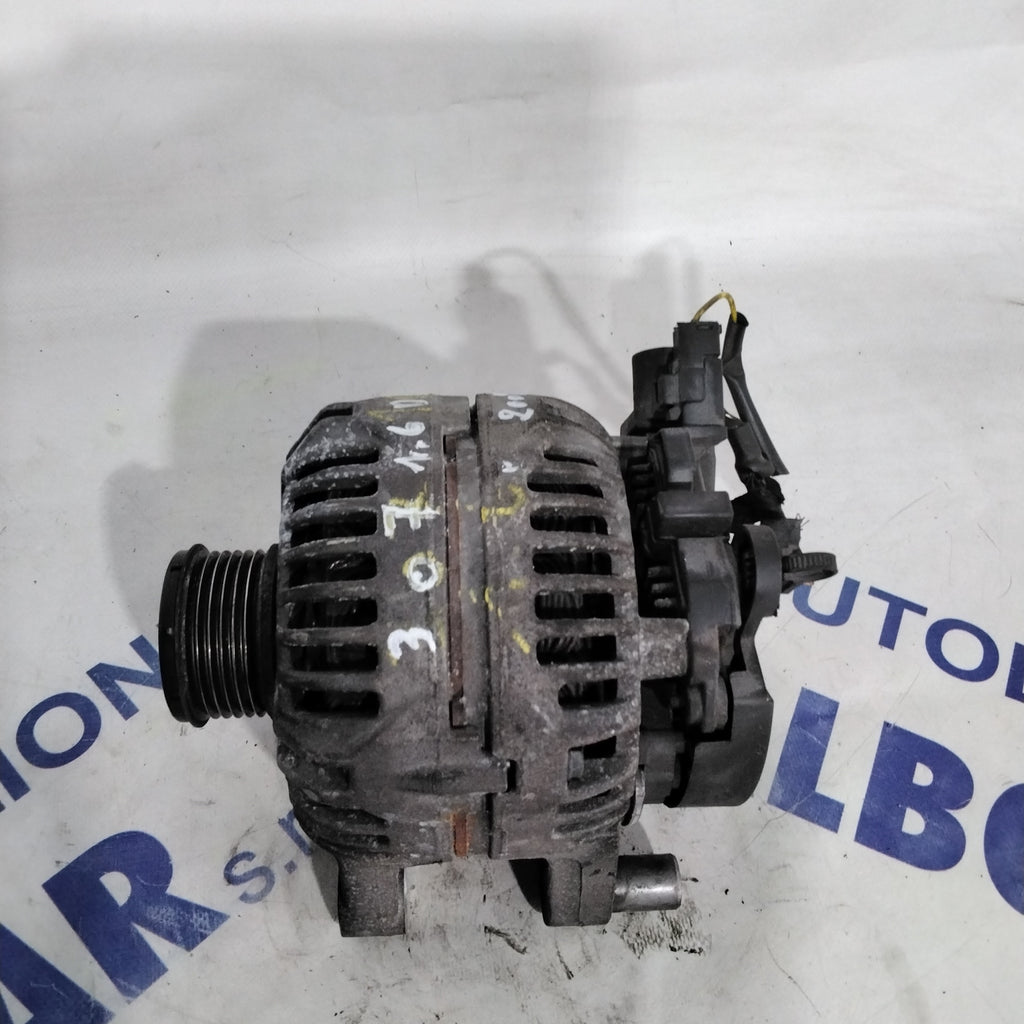 alternator peugeot 307 1.6 diesel year 2006 code: 9646321880 (sf15p7)