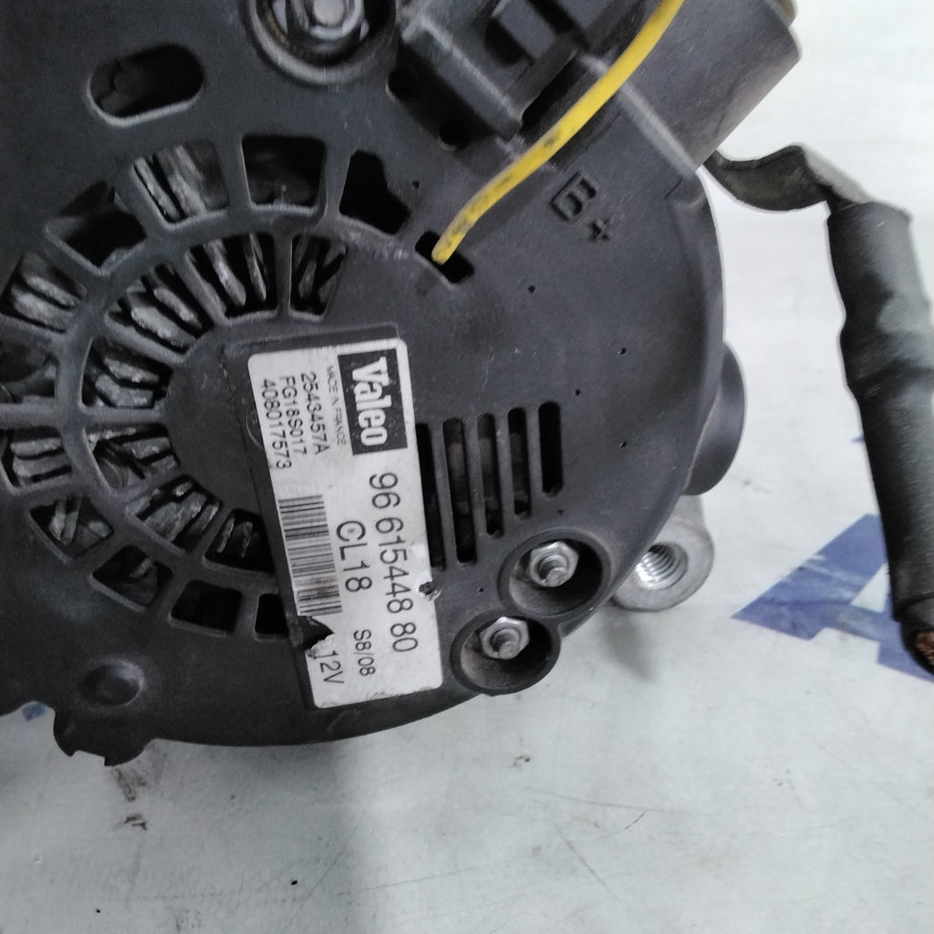 alternator peugeot 407 2.0 diesel year 2006 code: 9661544880 (sf15p7)