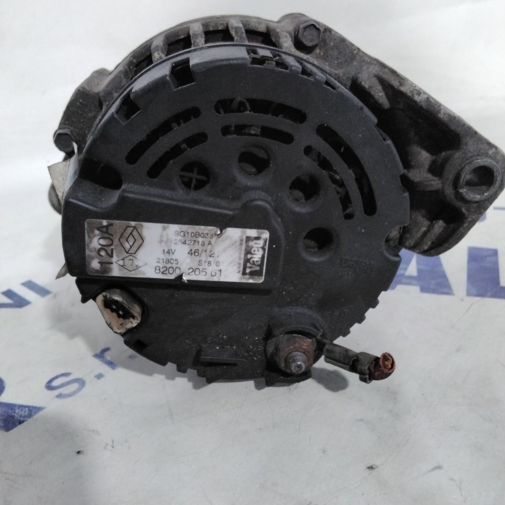 alternator renault kangoo 1.9 DTI year 2002 code: 2542715A (sf15p7)