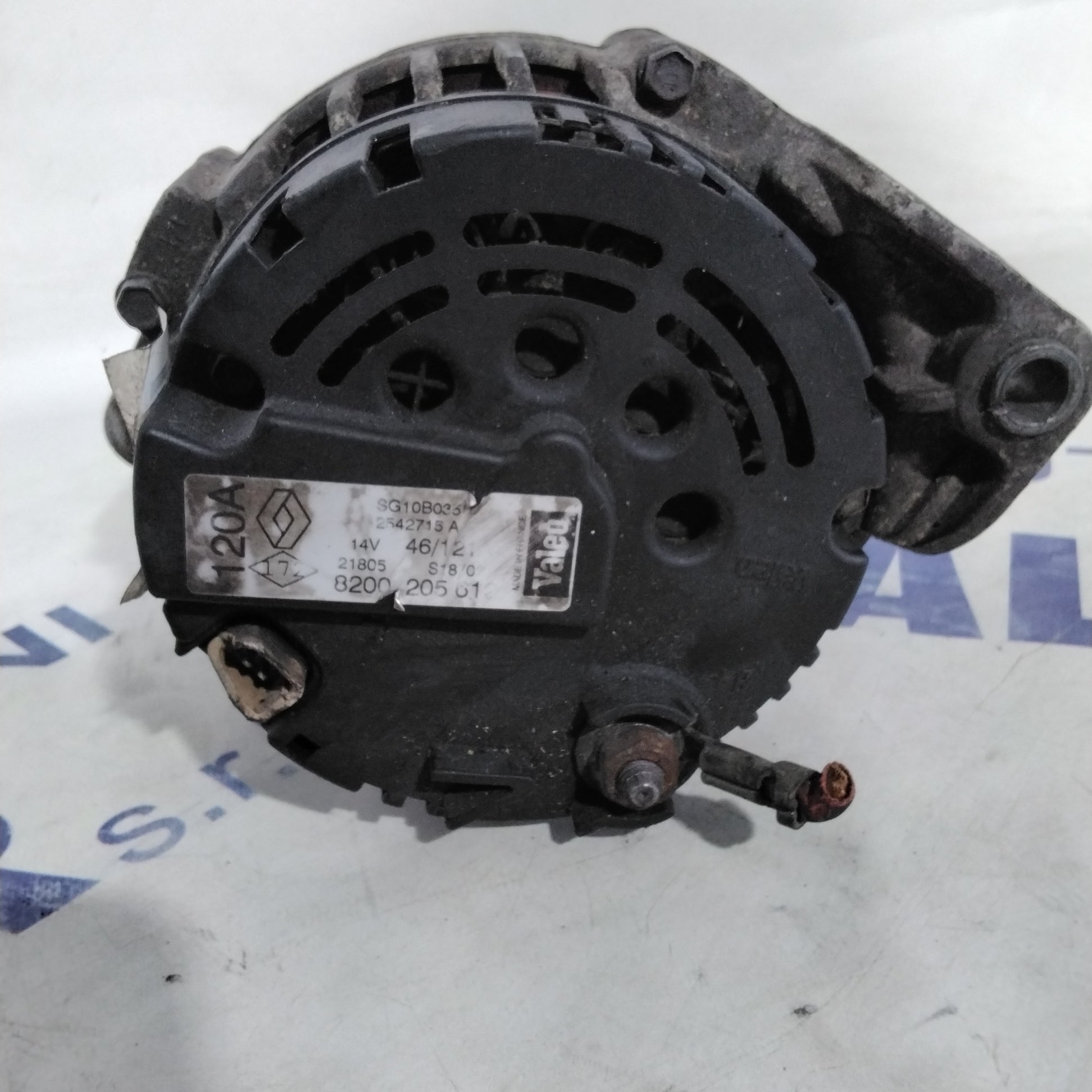 alternator renault kangoo 1.9 DTI year 2002 code: 2542715A (sf15p7)