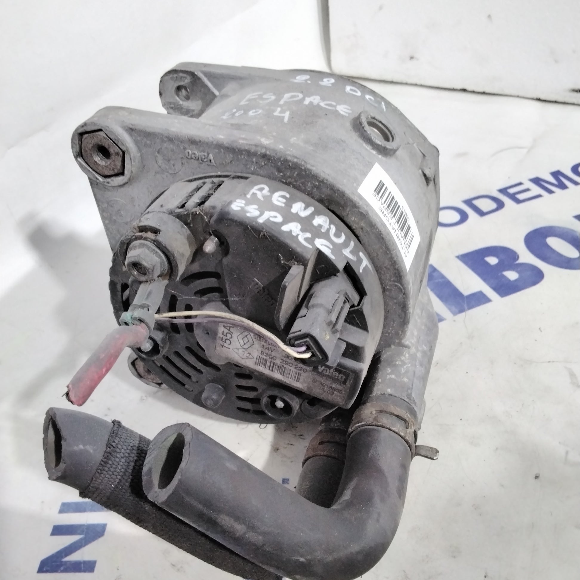alternator renault espace 2.2 DCI year 2004 code: 2549098A (sf15p7)