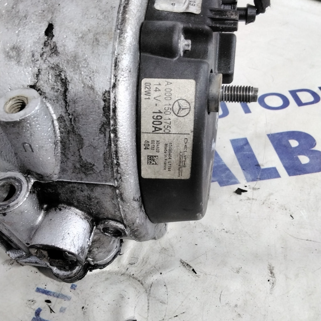 Alternator Mercedes C 200 /220/270 CDI year 2006 code: A0001501750 (sf15p9)
