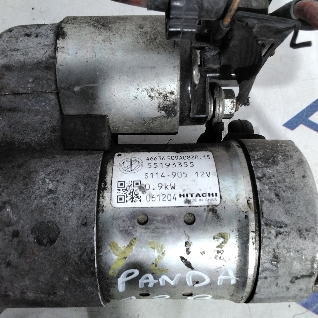 Motor de arranque Fiat Panda 1.2 gasolina año 2004 código 55193355