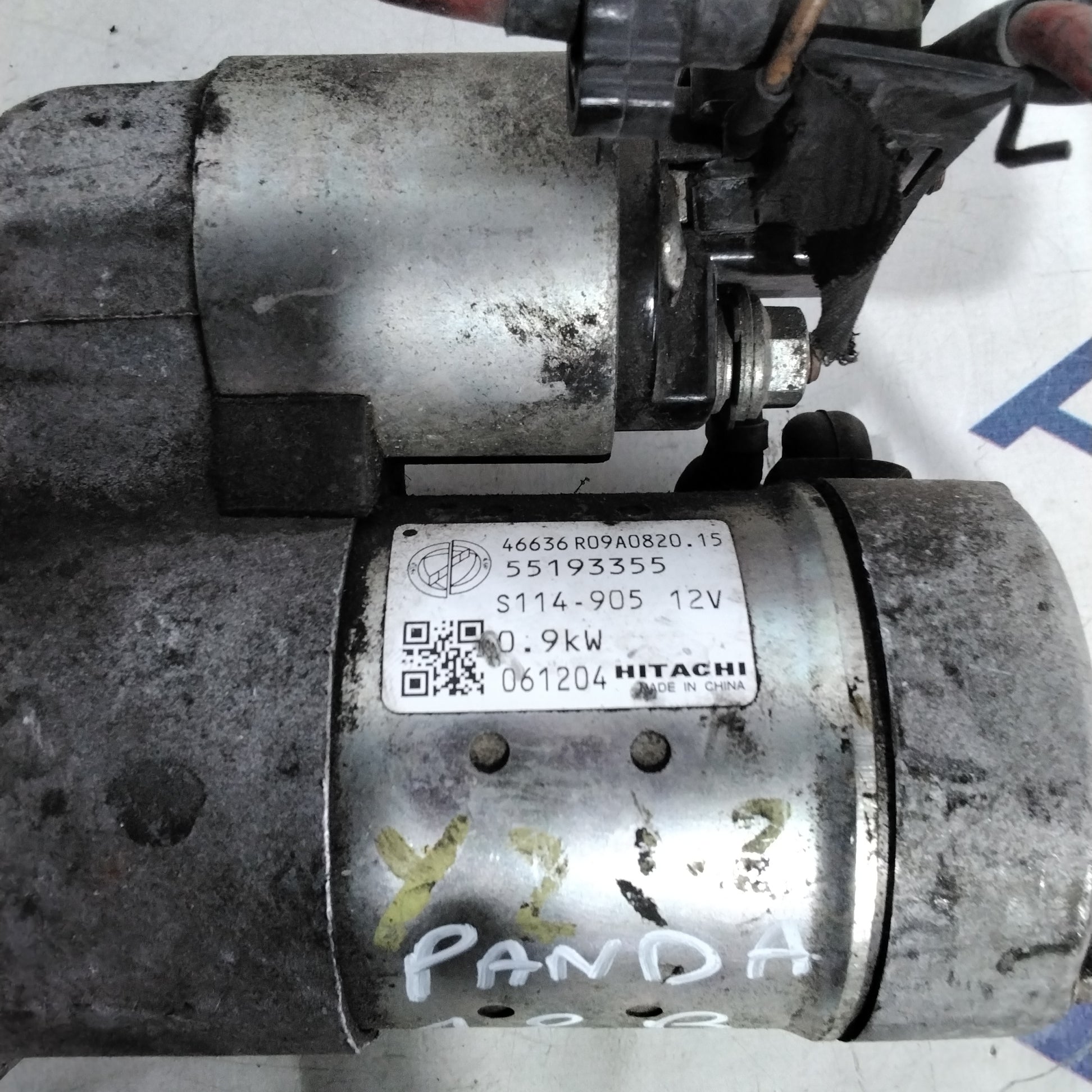 Motor de arranque Fiat Panda 1.2 gasolina año 2004 código 55193355